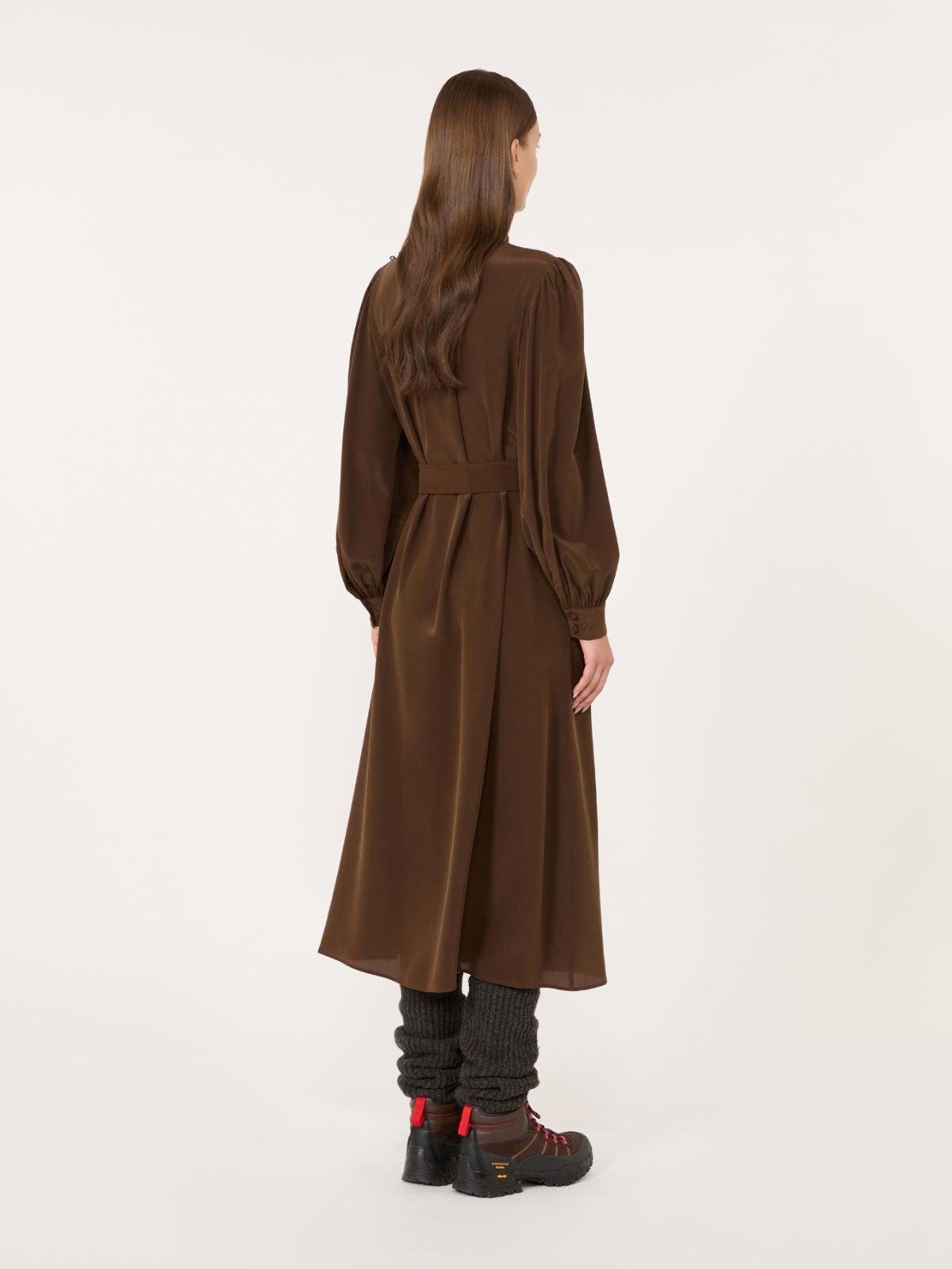 Silk crepe de chine dress - Weekend Max Mara - 3