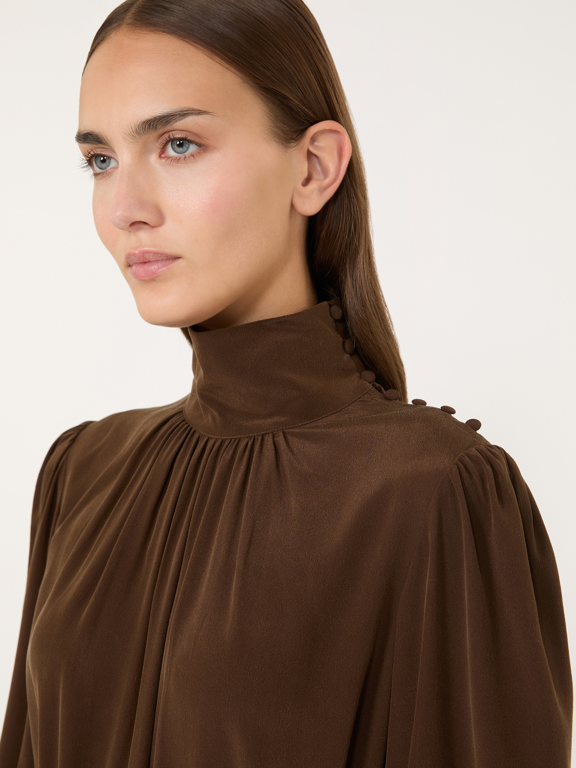 Silk crepe de chine dress - Weekend Max Mara - 4