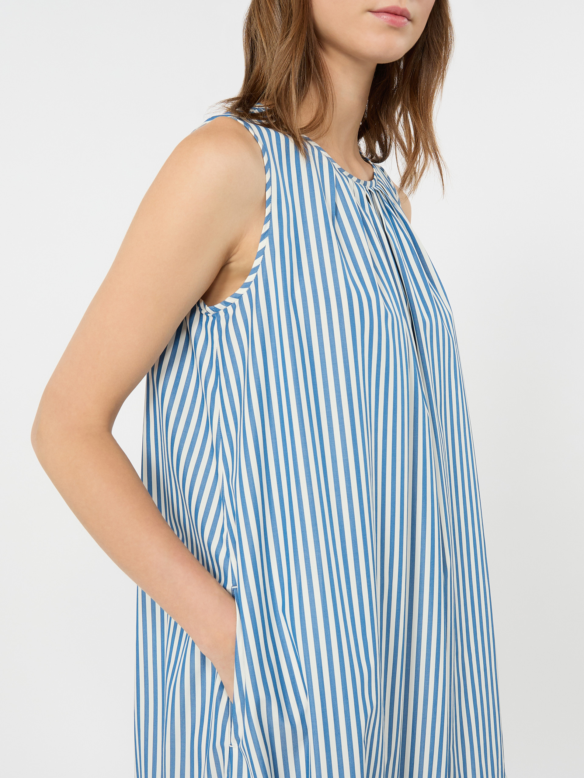 Abito lungo in popeline di cotone - Weekend Max Mara - 4