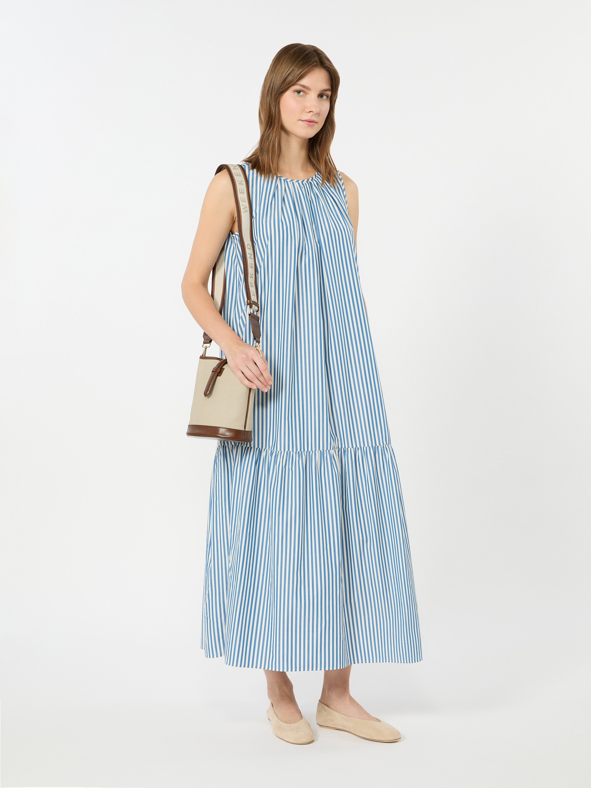 Abito lungo in popeline di cotone - Weekend Max Mara