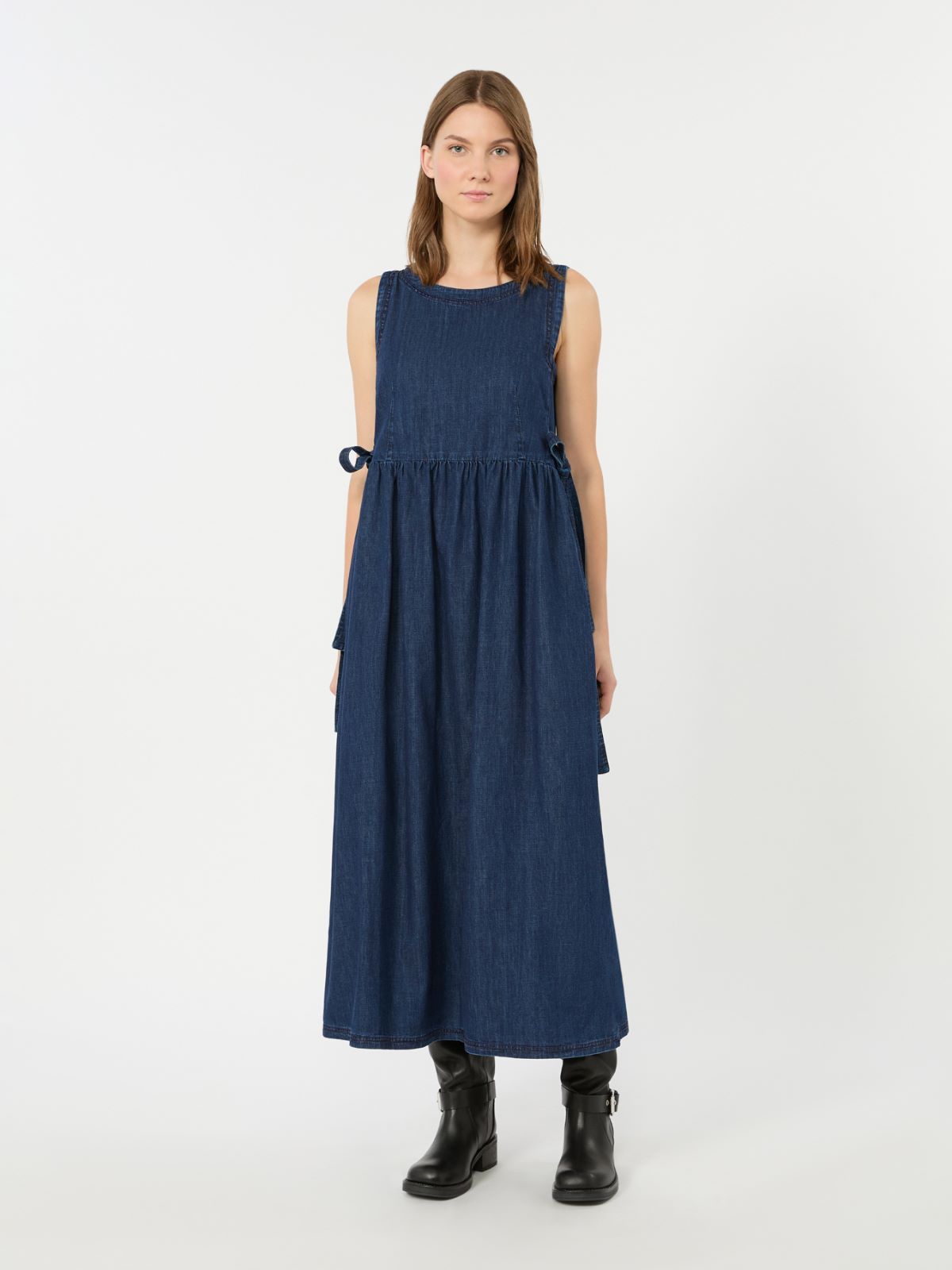 Cotton denim dress - NAVY - Weekend Max Mara - 2