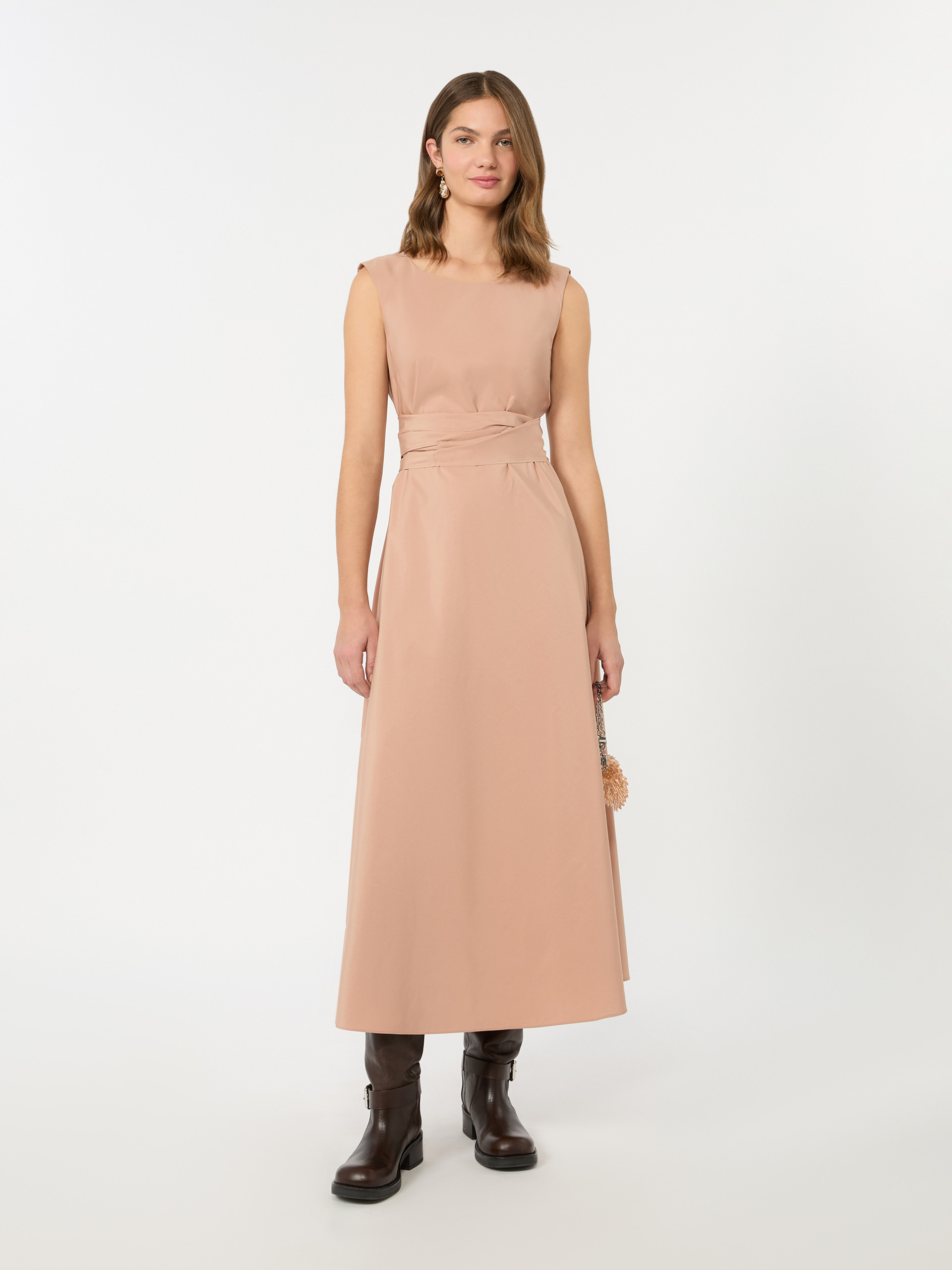Flared taffeta dress - PINK - Weekend Max Mara