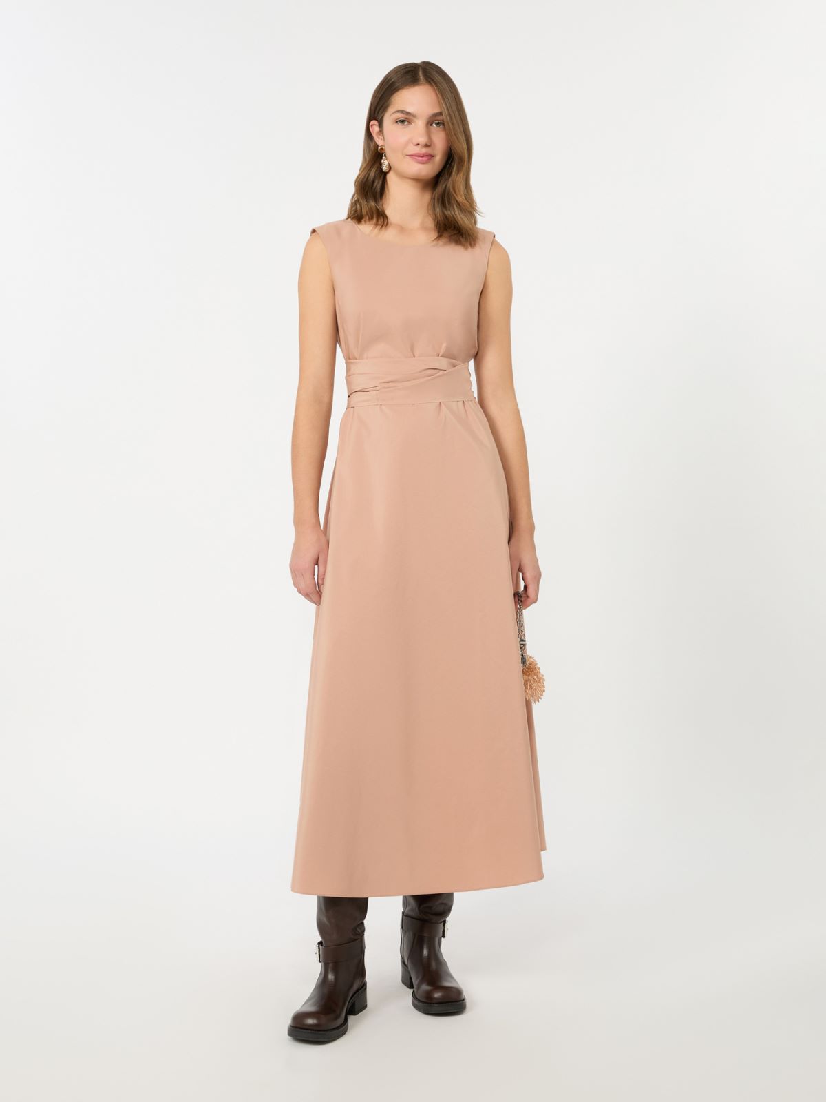 Flared taffeta dress - PINK - Weekend Max Mara