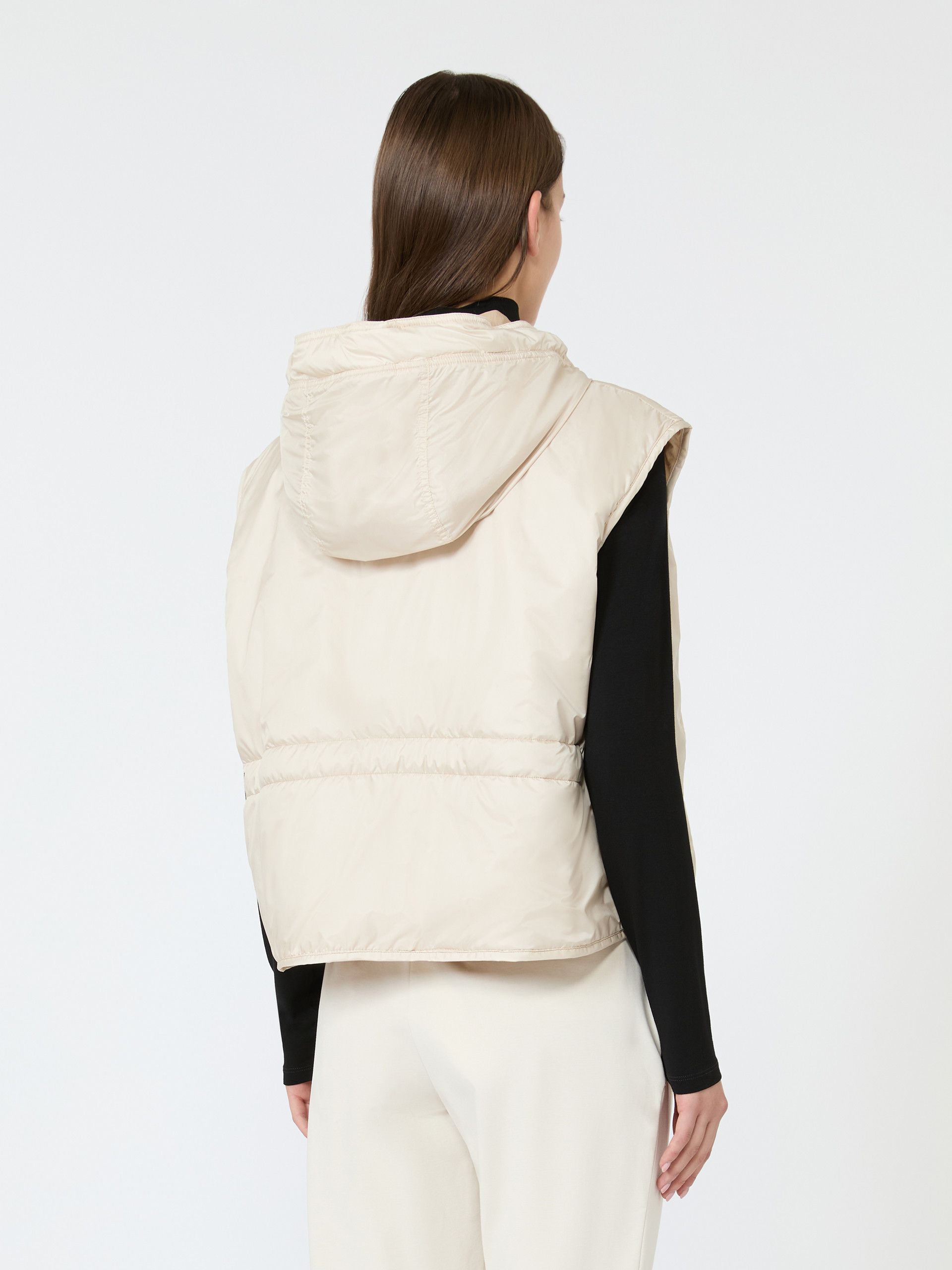 Reversible water-repellent canvas padded gilet - Weekend Max Mara - 3