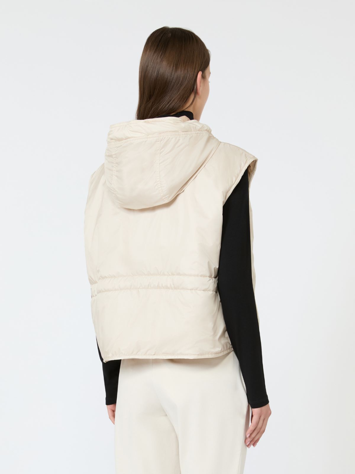Reversible water-repellent canvas padded gilet - Weekend Max Mara - 3