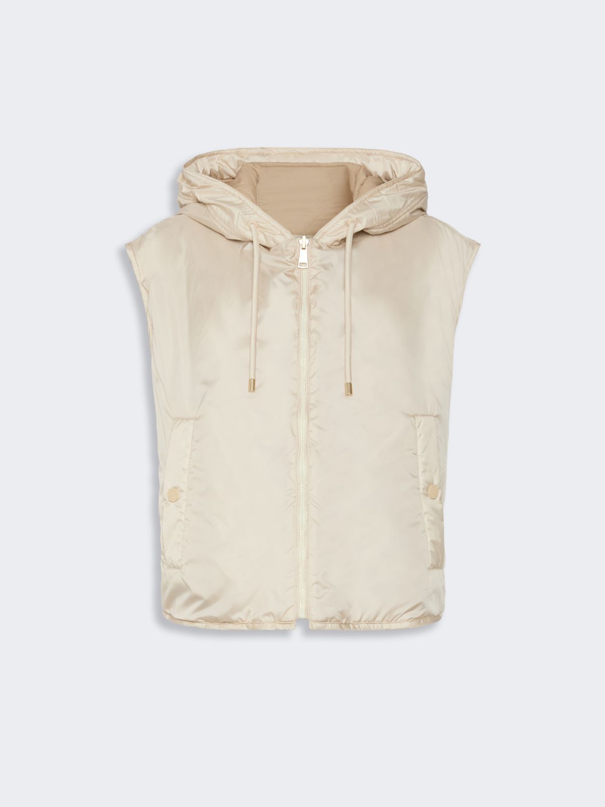 Reversible water-repellent canvas padded gilet - Weekend Max Mara - 7