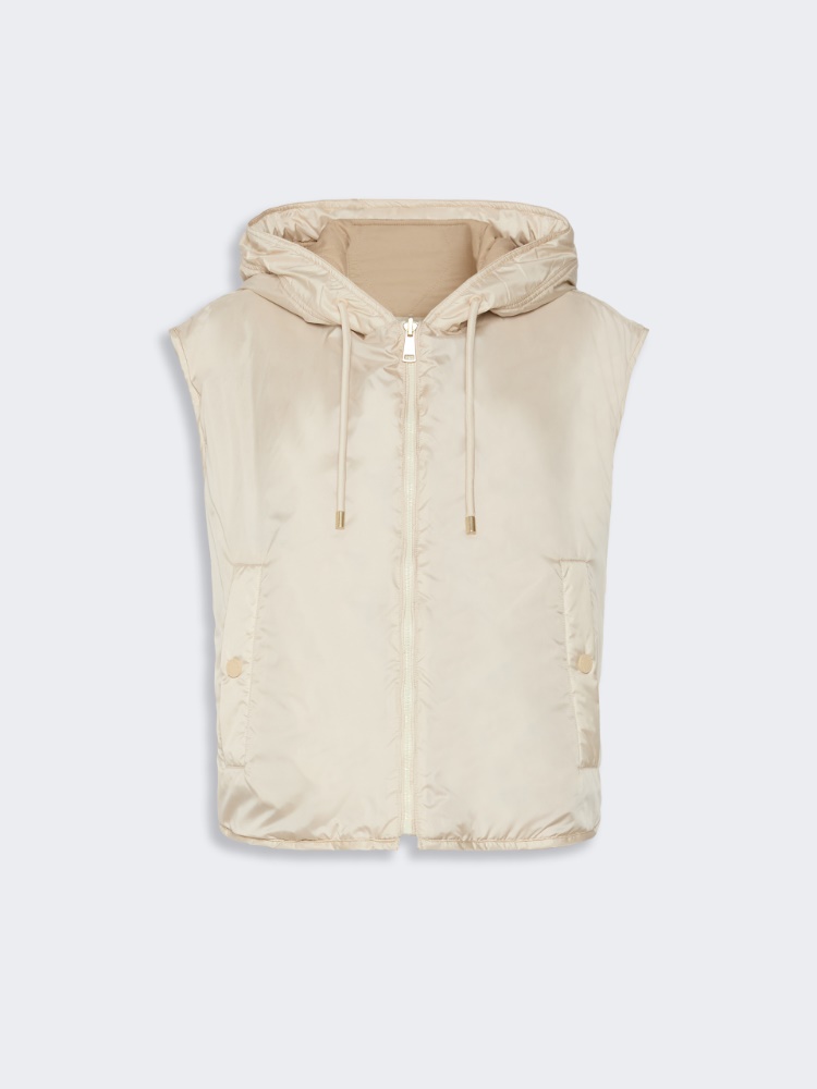Reversible water-repellent canvas padded gilet - Weekend Max Mara - 2