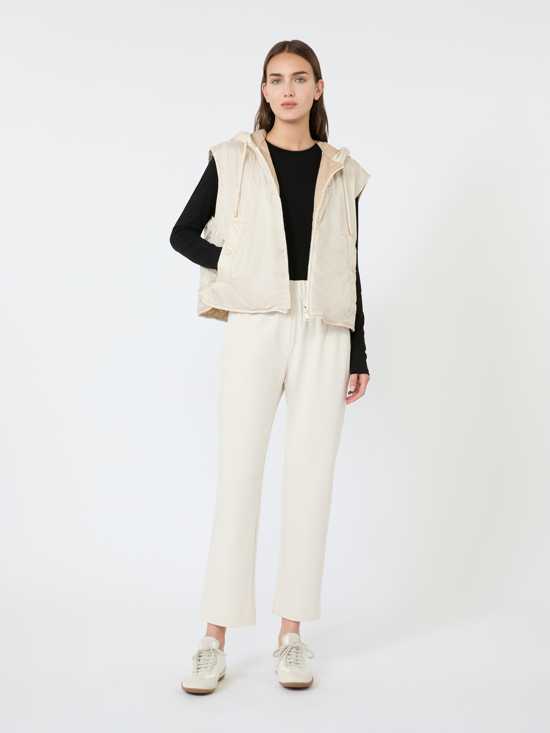 Reversible water-repellent canvas padded gilet - Weekend Max Mara