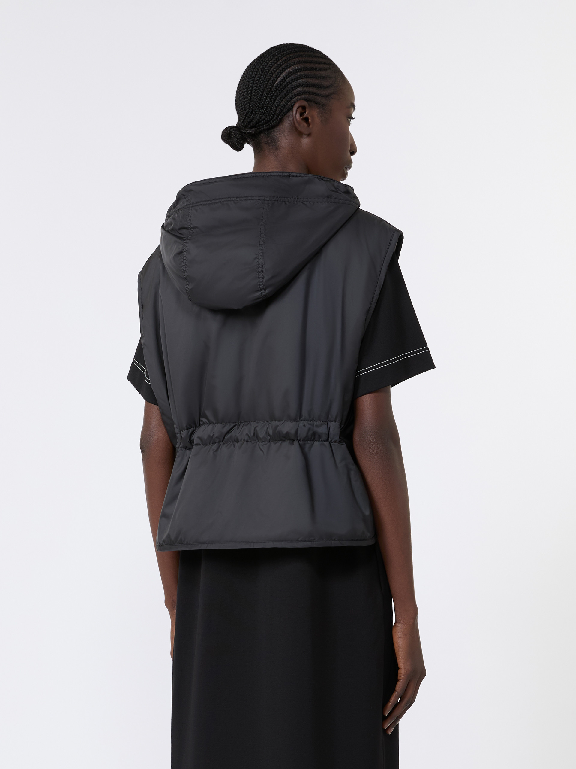 Reversible water-repellent canvas padded gilet - Weekend Max Mara - 3
