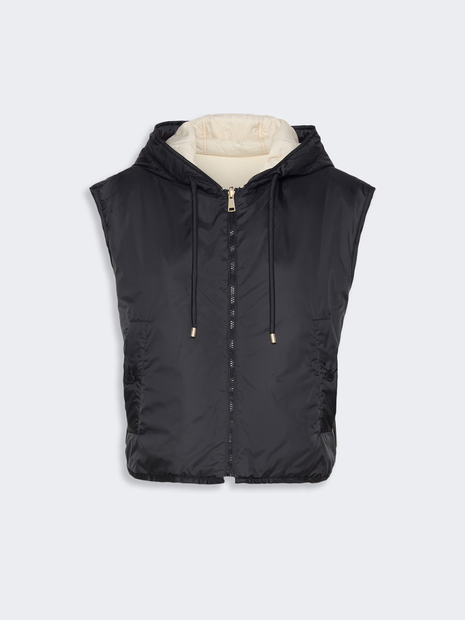 Reversible water-repellent canvas padded gilet - Weekend Max Mara - 7