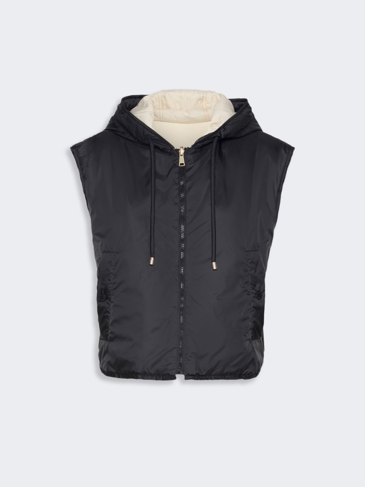 Reversible water-repellent canvas padded gilet - Weekend Max Mara - 2