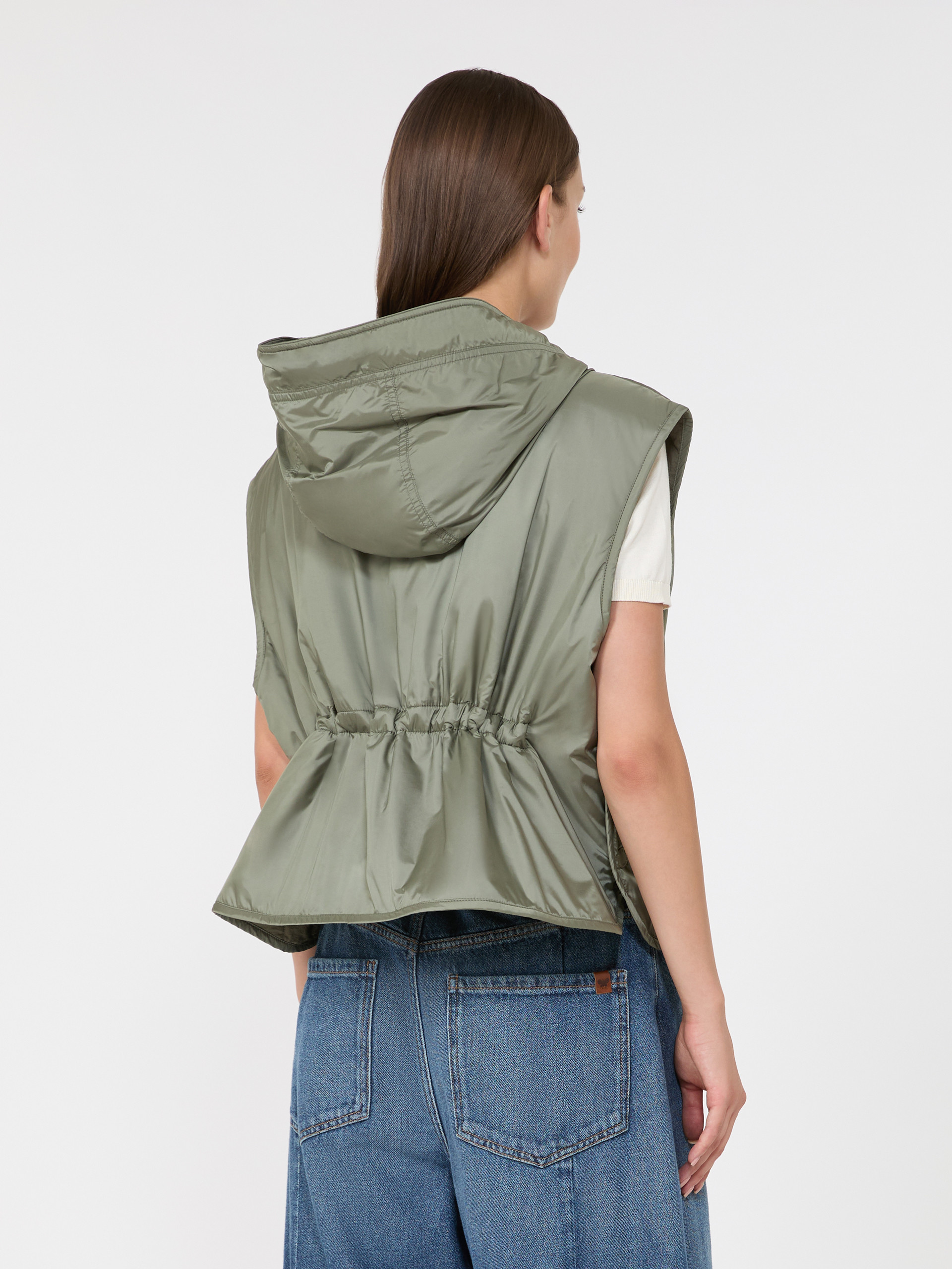 Reversible water-repellent canvas padded gilet - Weekend Max Mara - 3