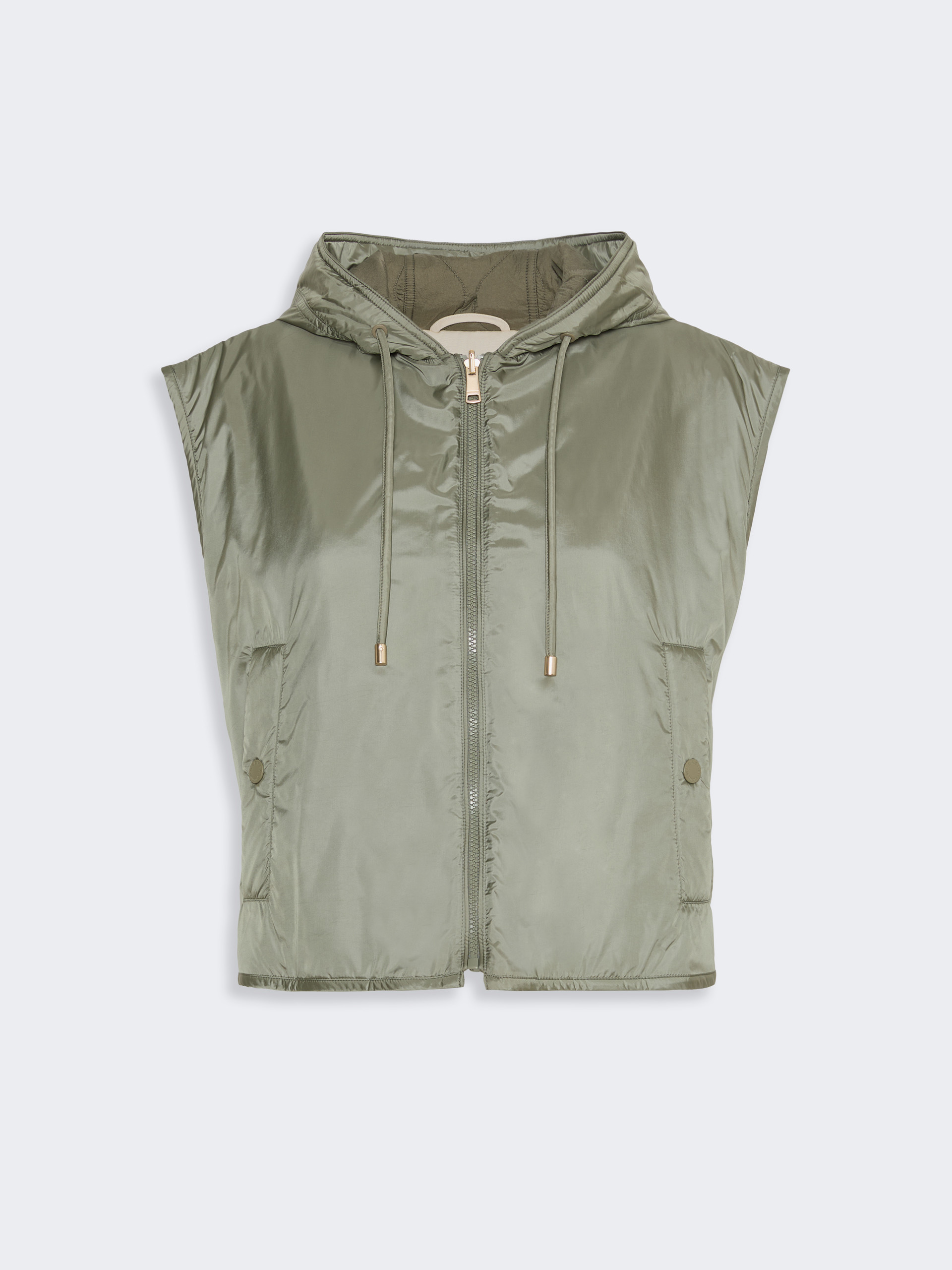 Reversible water-repellent canvas padded gilet - Weekend Max Mara - 7