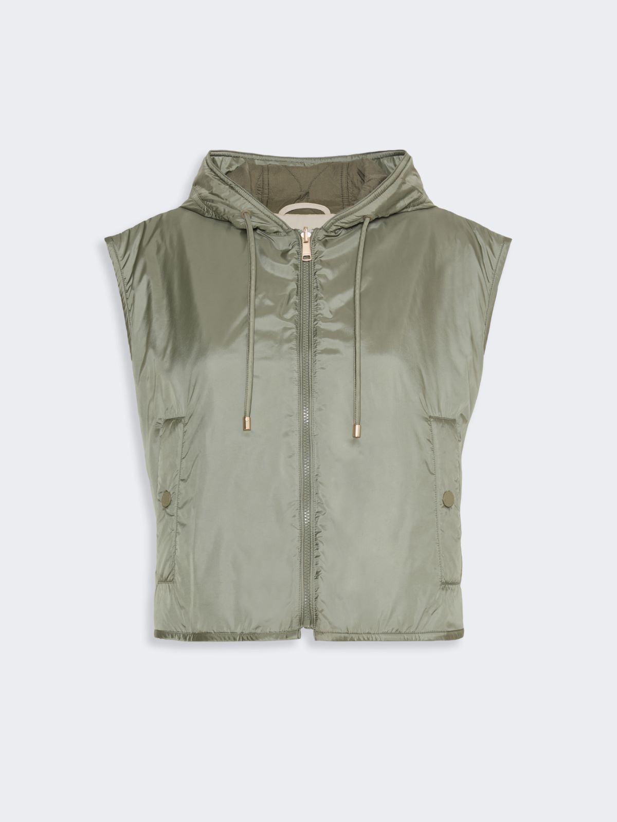 Reversible water-repellent canvas padded gilet - Weekend Max Mara - 7