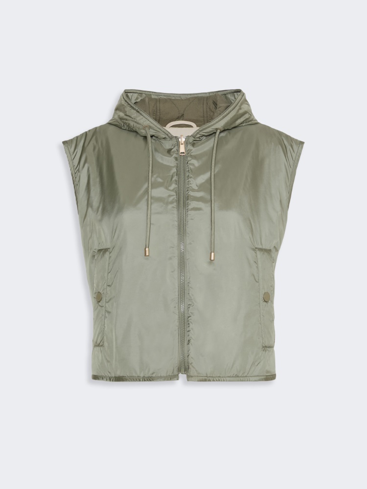 Reversible water-repellent canvas padded gilet - Weekend Max Mara - 2