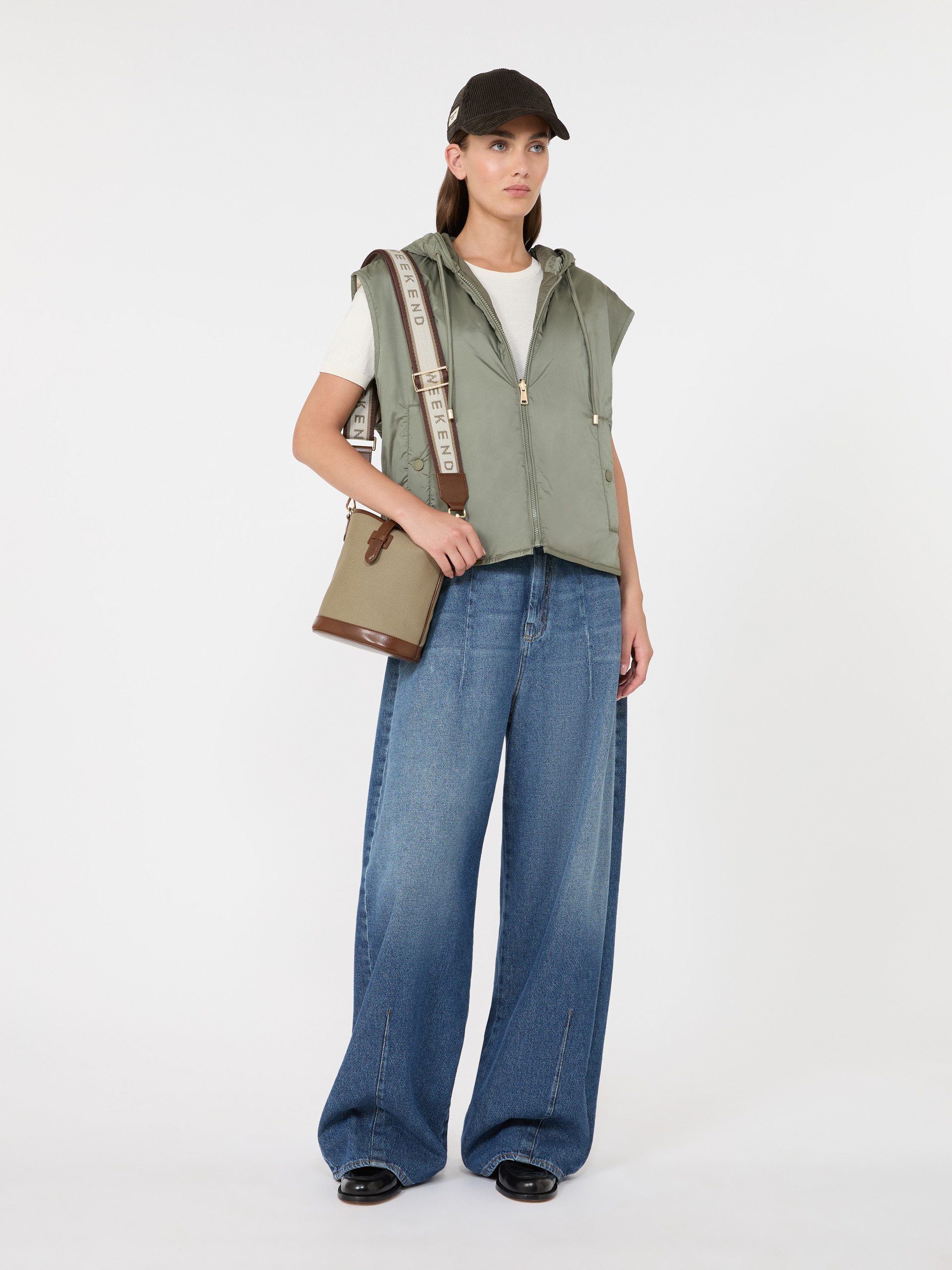 Reversible water-repellent canvas padded gilet - Weekend Max Mara