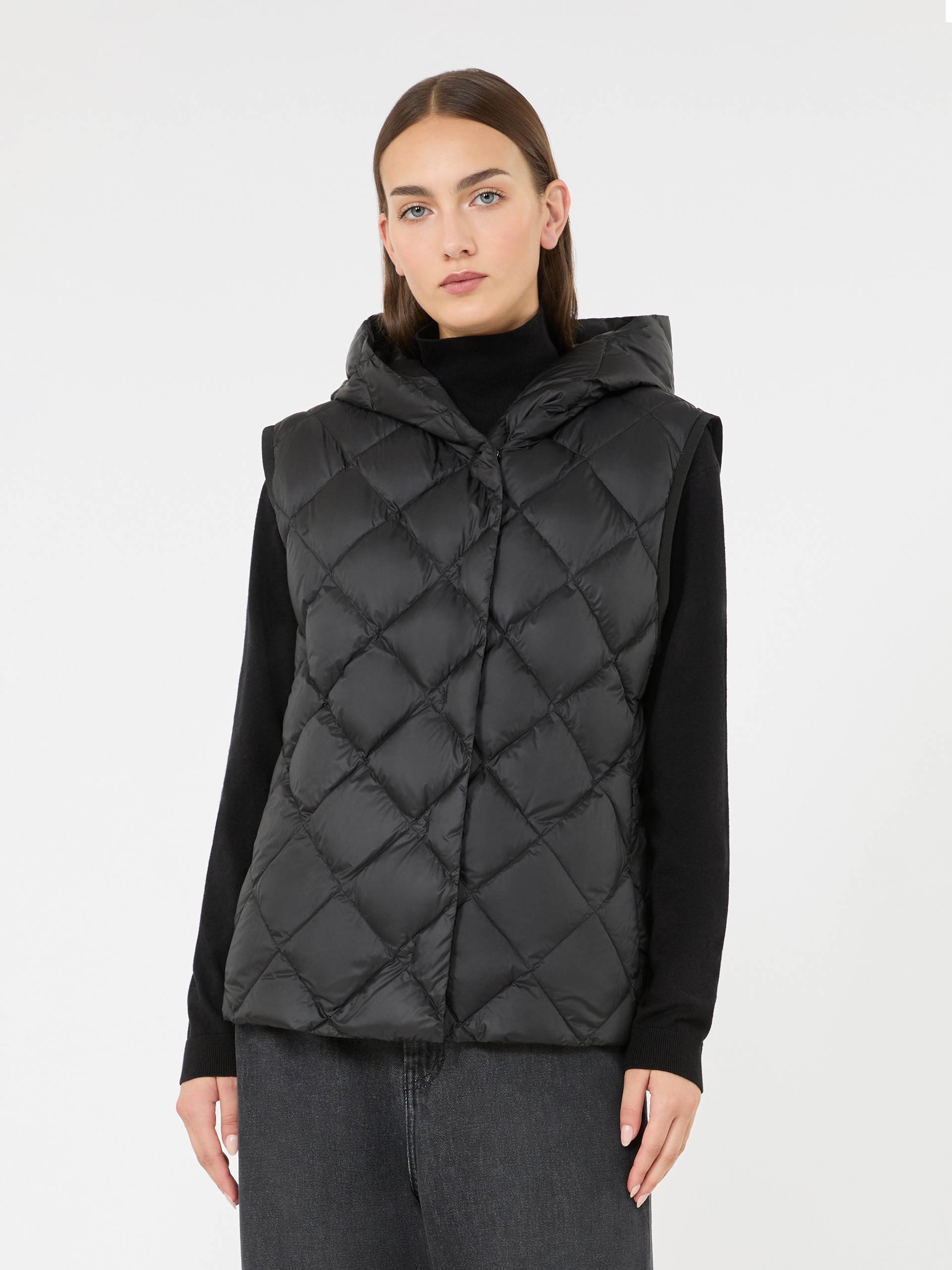 Water-repellent plain-weave fabric padded gilet - Weekend Max Mara - 2