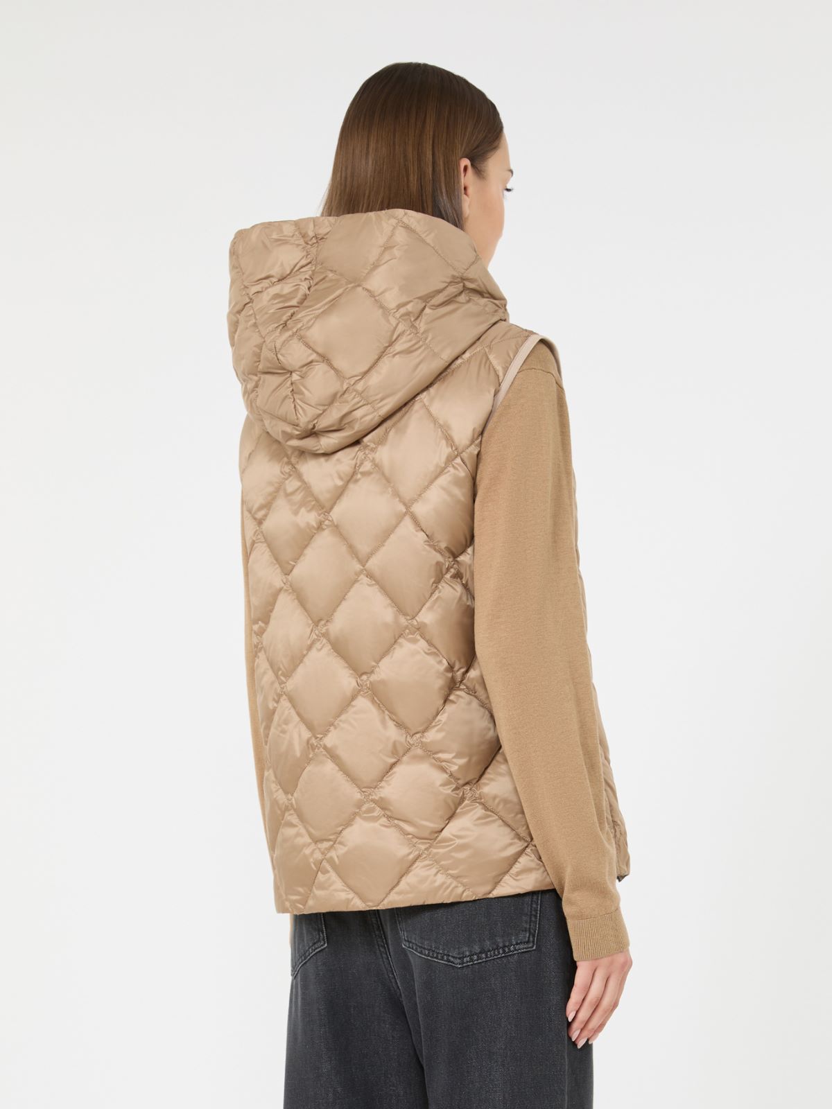 Water-repellent plain-weave fabric padded gilet - Weekend Max Mara - 3