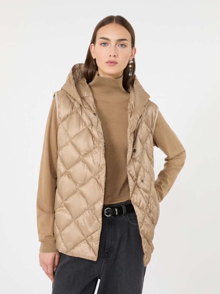 Water-repellent plain-weave fabric padded gilet - Weekend Max Mara