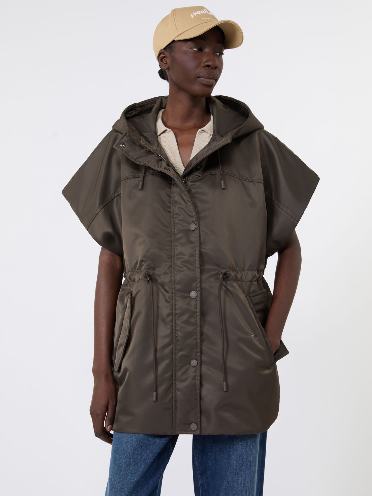 Water-repellent twill padded gilet - Weekend Max Mara - 4