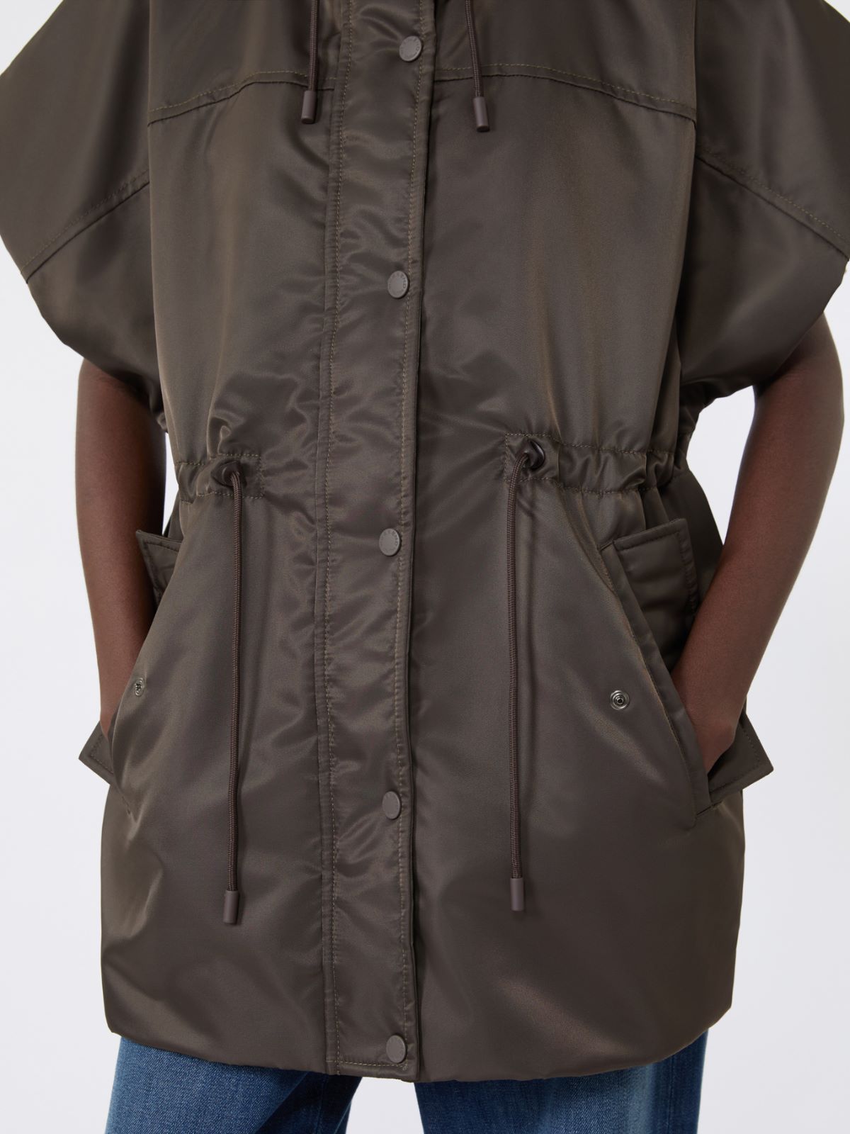 Water-repellent twill padded gilet - Weekend Max Mara - 5
