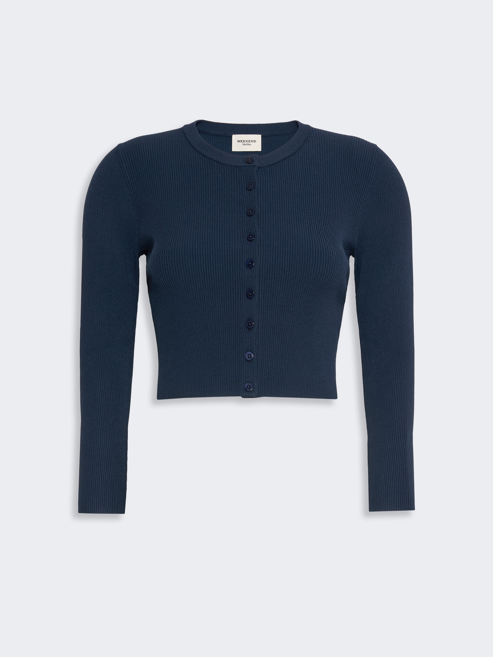 Cardigan a costine in filato di viscosa - BLU - Weekend Max Mara - 5