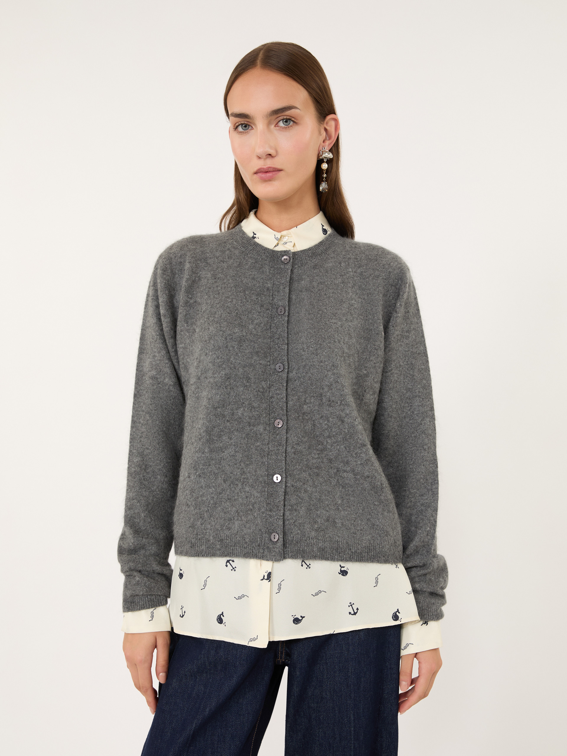Wool and cashmere yarn cardigan - Weekend Max Mara - 4