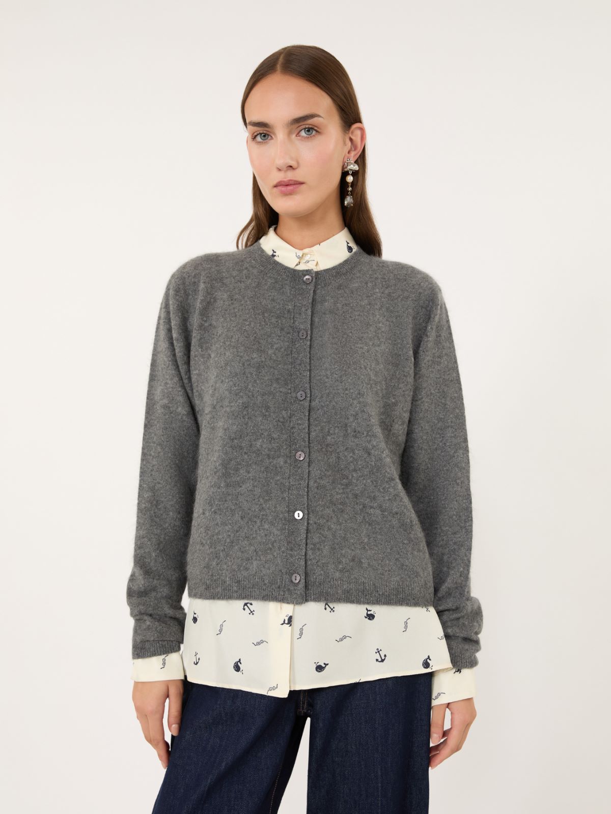 Wool and cashmere yarn cardigan - Weekend Max Mara - 4