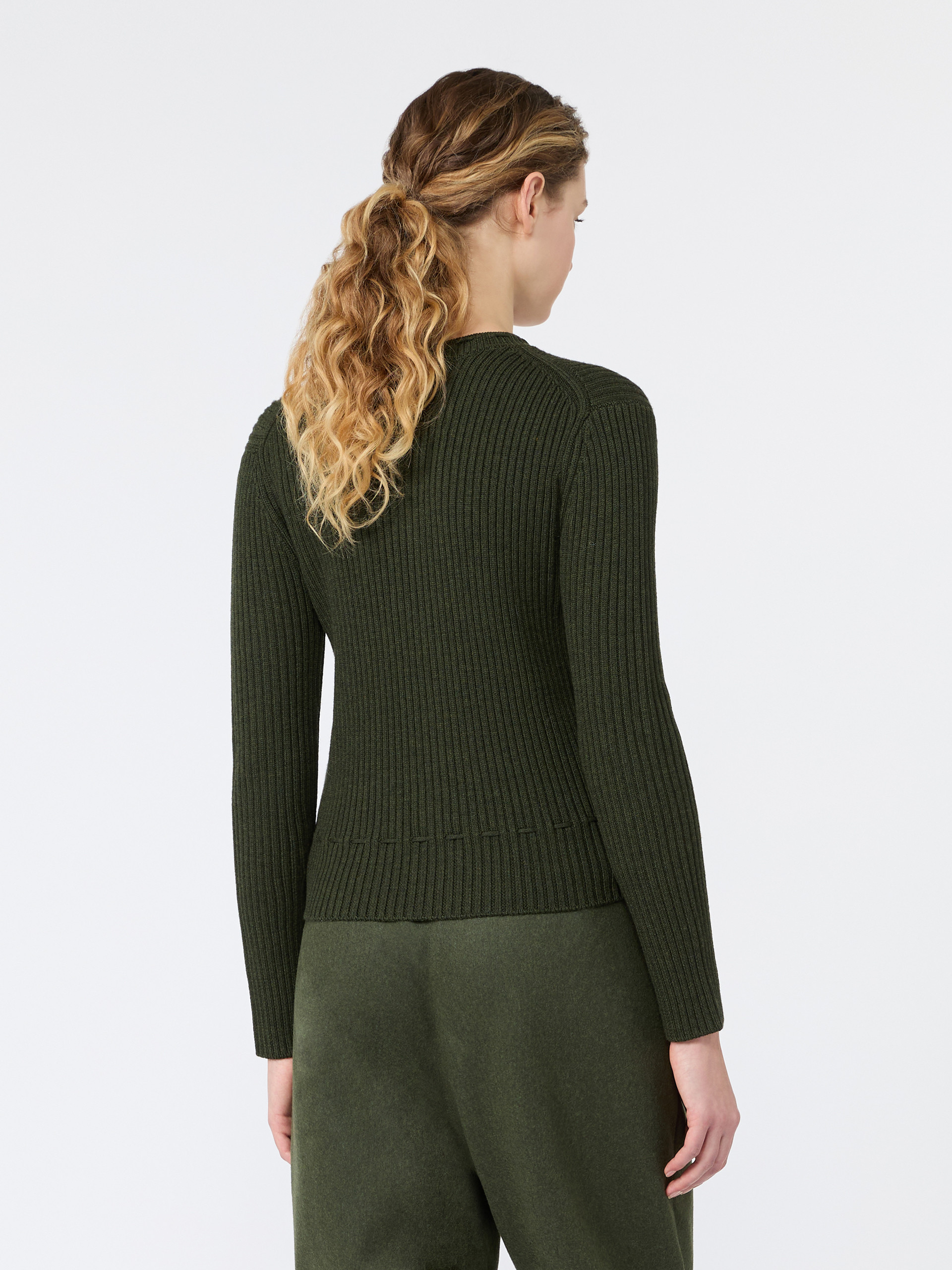 Cardigan in lana a coste - Weekend Max Mara - 3
