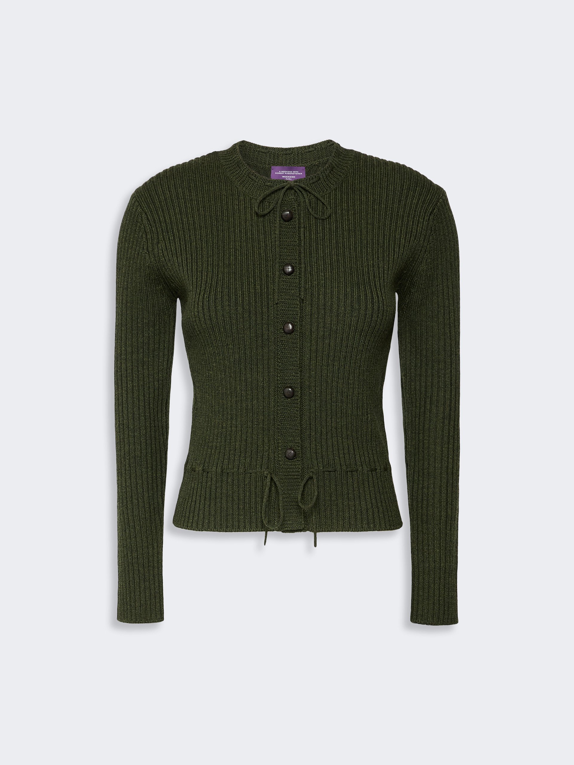Cardigan in lana a coste - Weekend Max Mara - 6