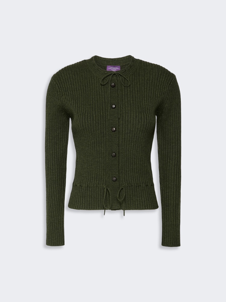 Cardigan in lana a coste - Weekend Max Mara