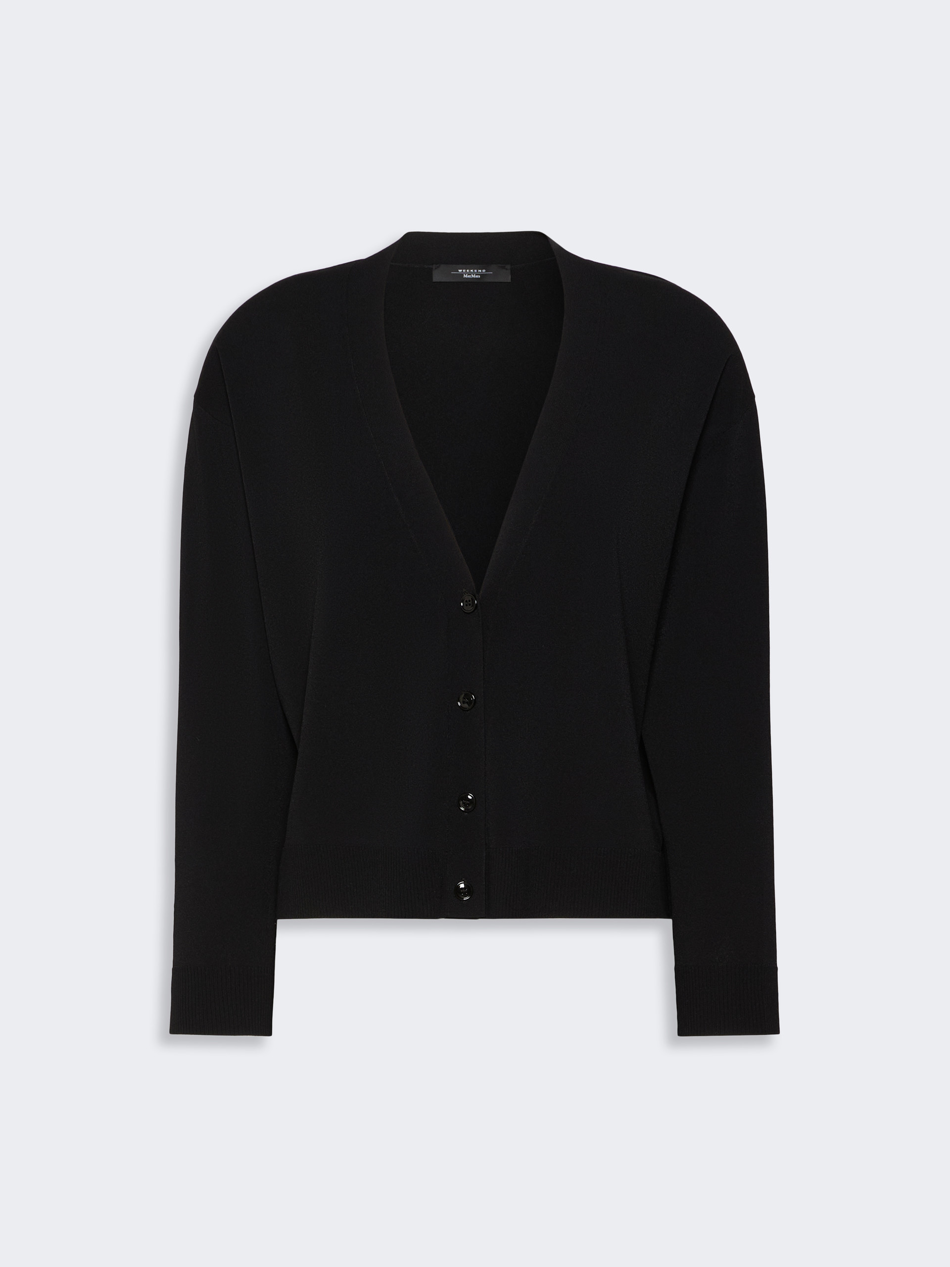 Cardigan a V in filato di viscosa - Weekend Max Mara - 6
