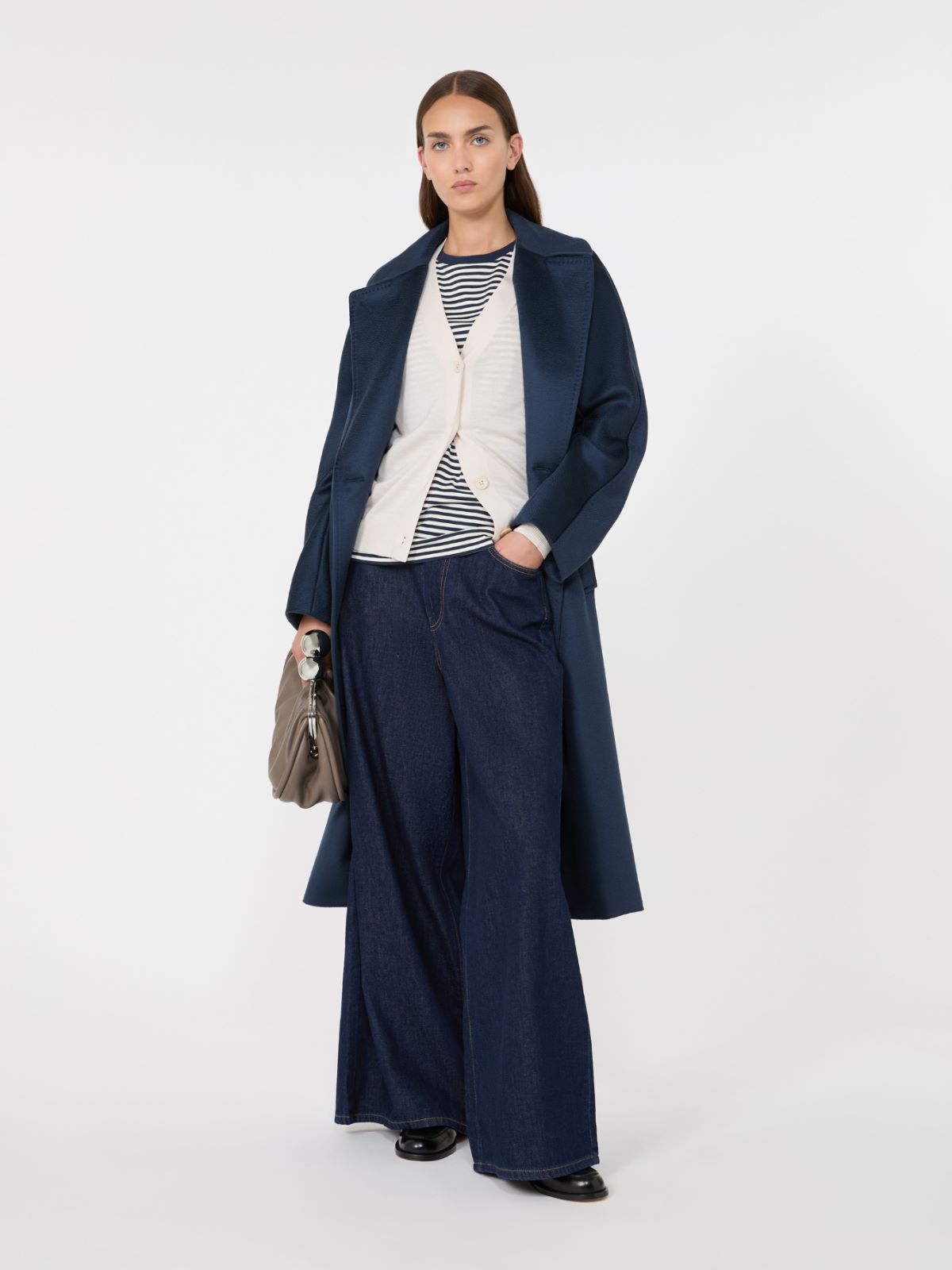 Cardigan a V in lana, seta e cachemire - Weekend Max Mara