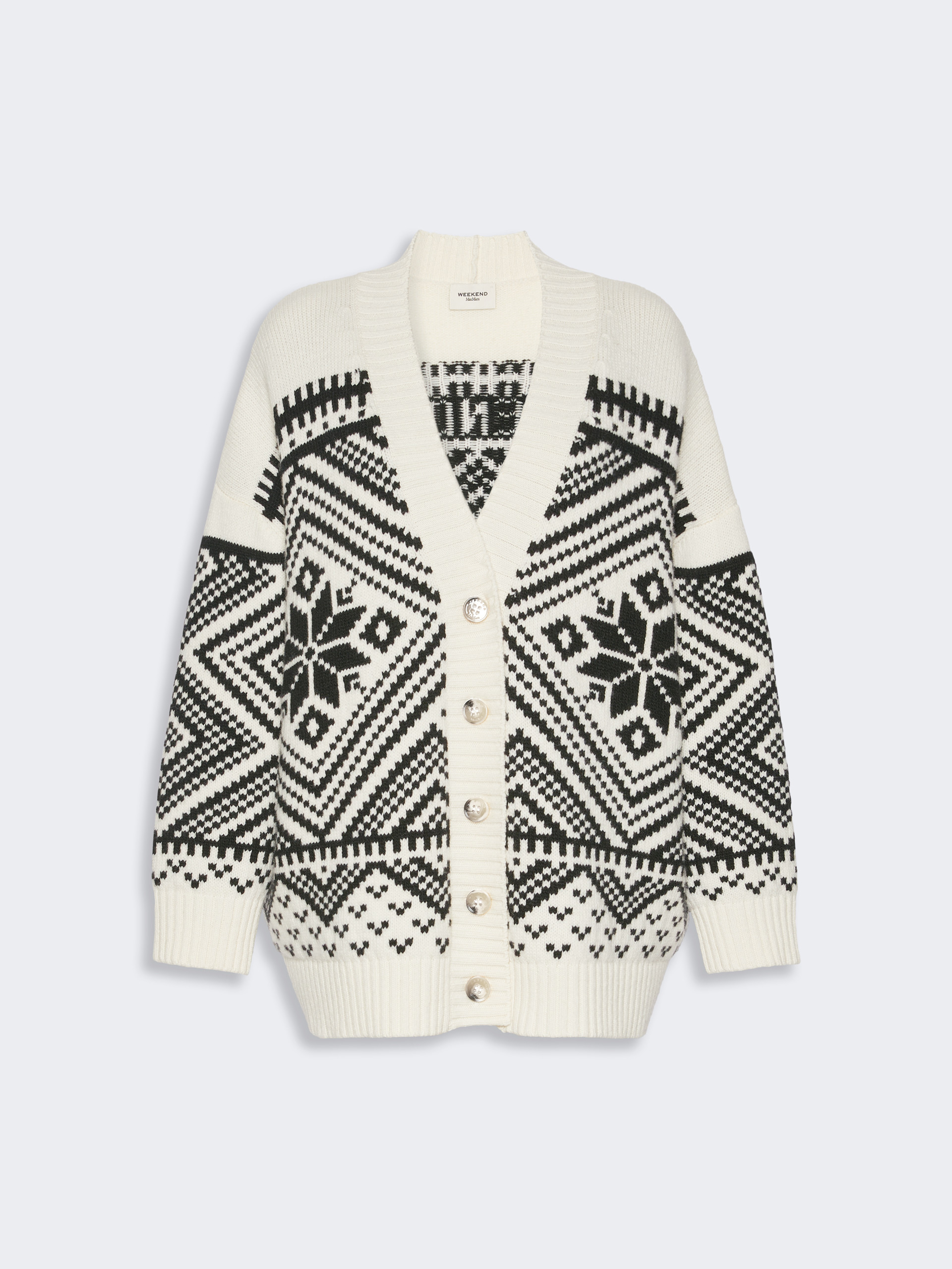 Jacquard wool cardigan - Weekend Max Mara - 6