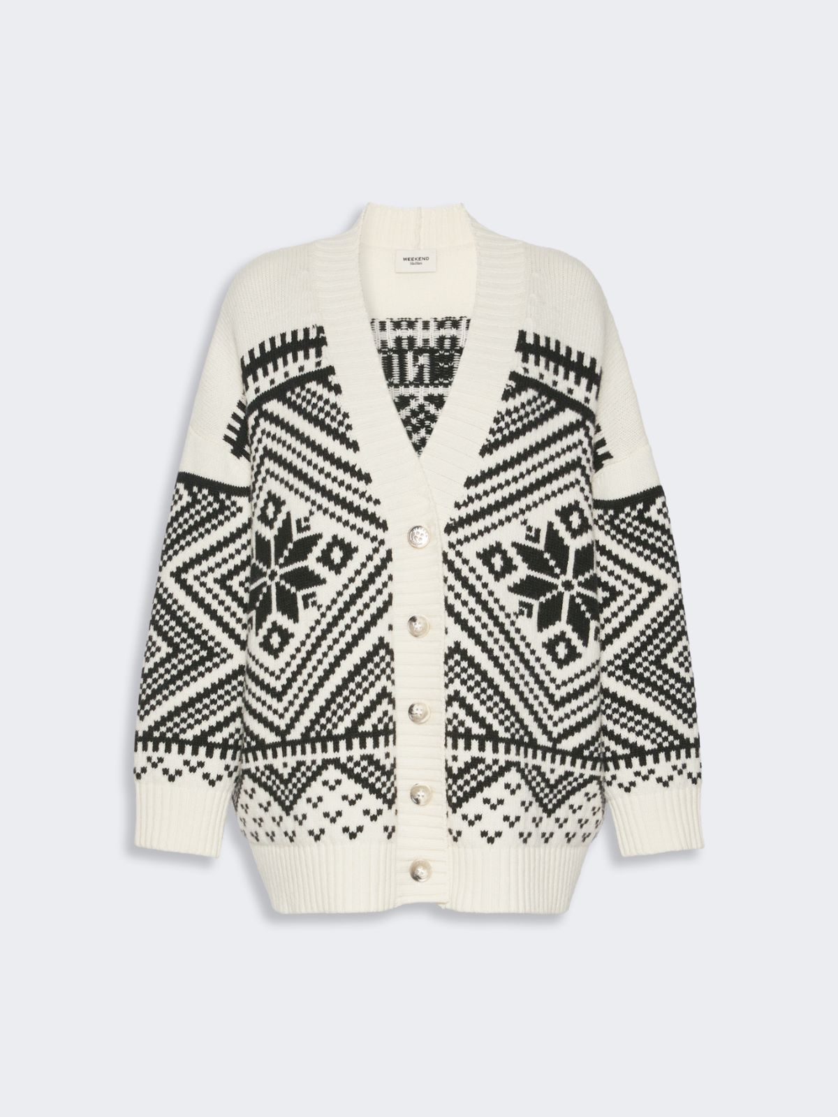 Jacquard wool cardigan - Weekend Max Mara - 6