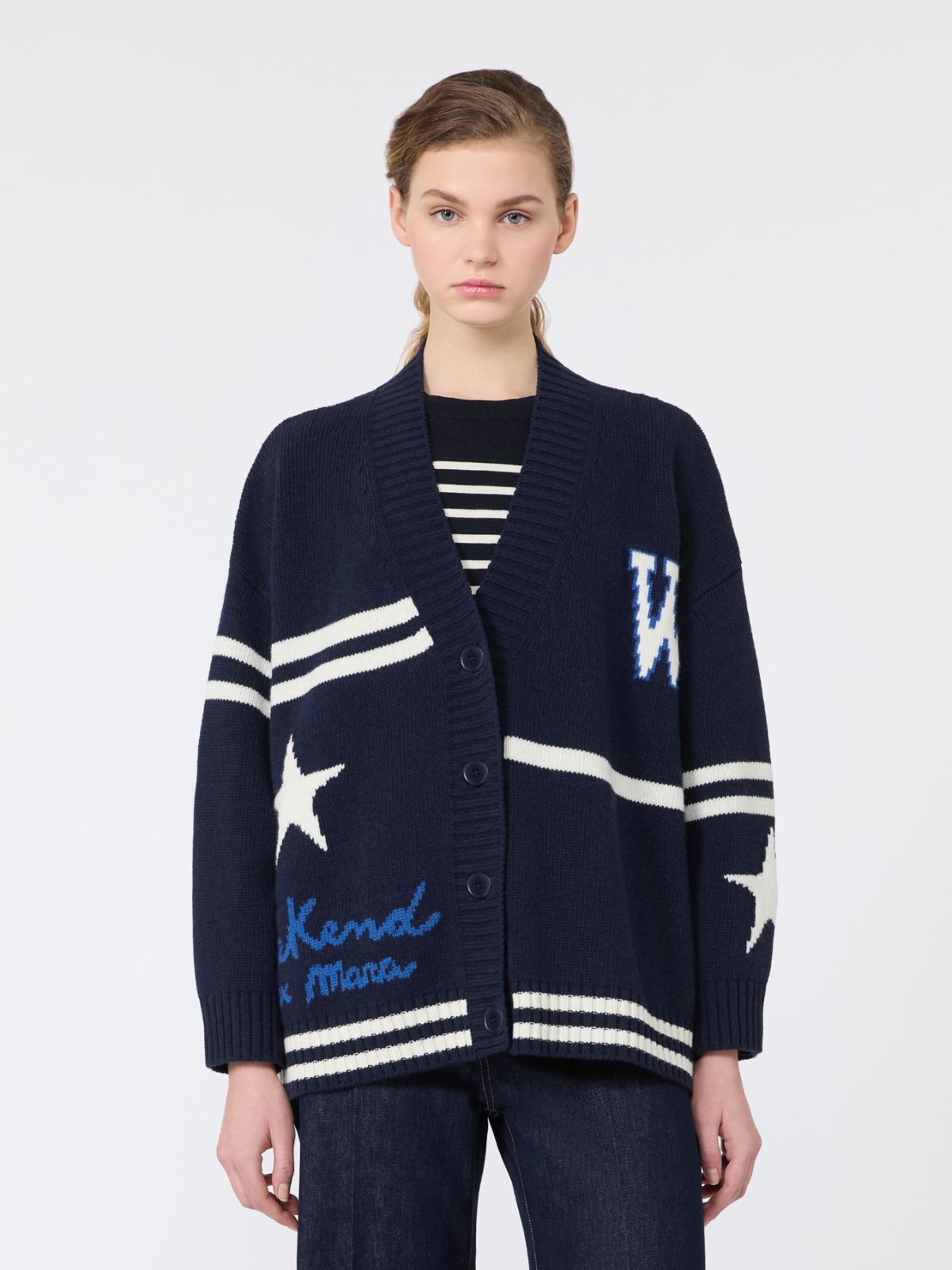 Jacquard wool cardigan - Weekend Max Mara - 2