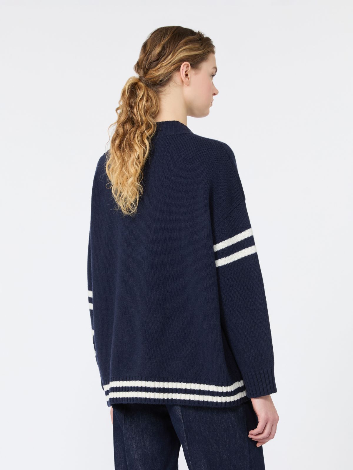 Jacquard wool cardigan - Weekend Max Mara - 3