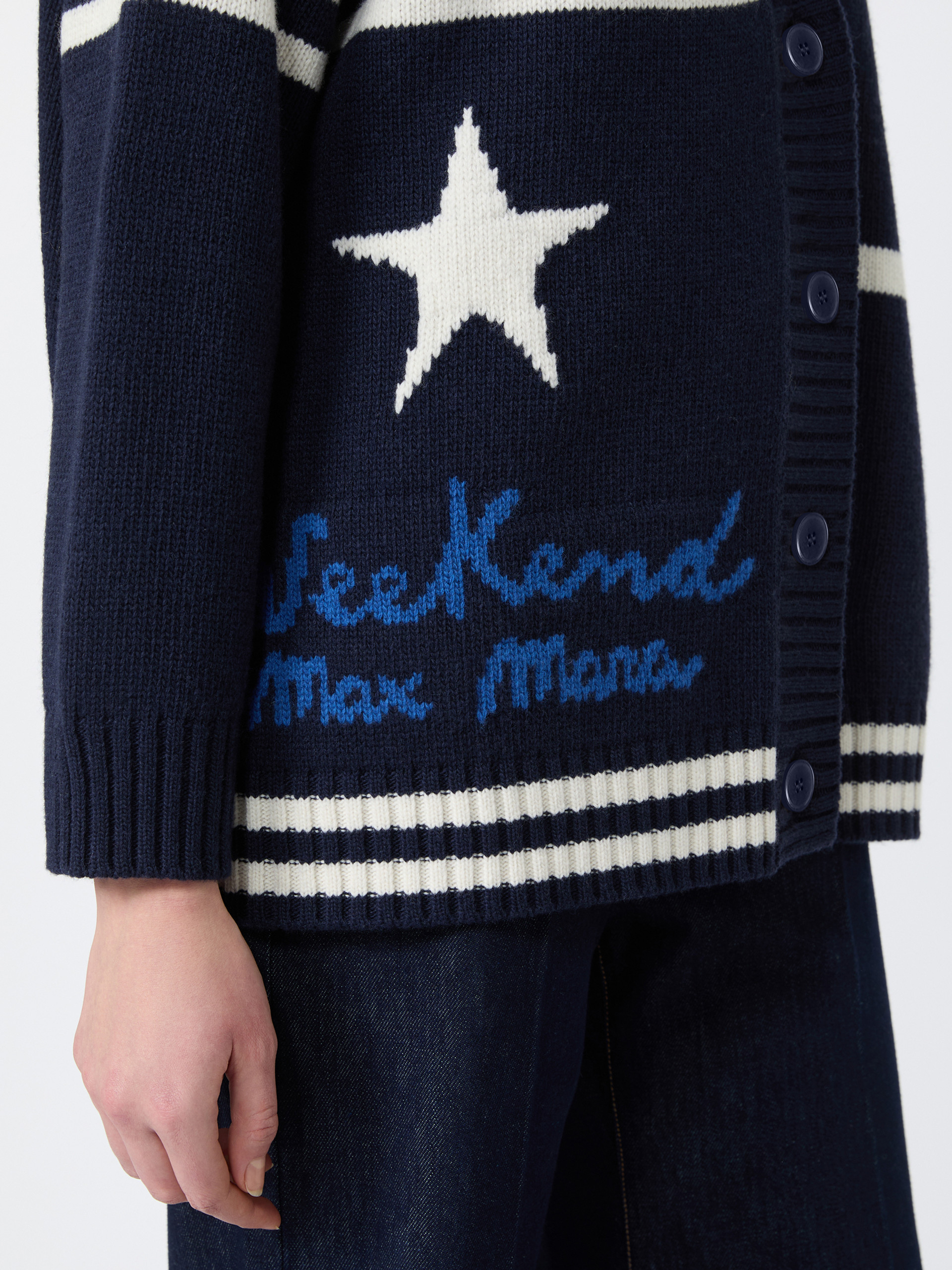 Jacquard wool cardigan - Weekend Max Mara - 5