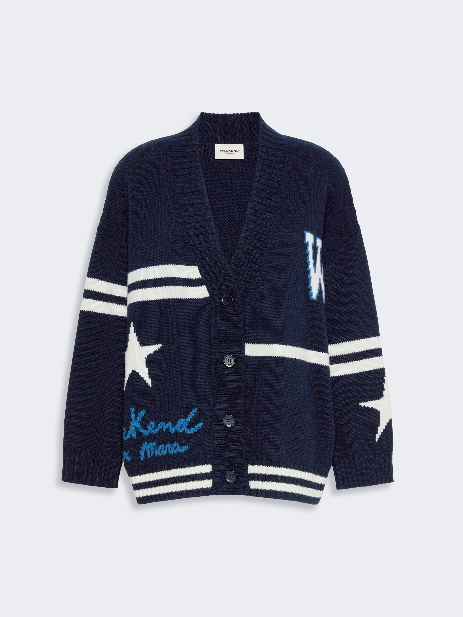 Jacquard wool cardigan - Weekend Max Mara - 6