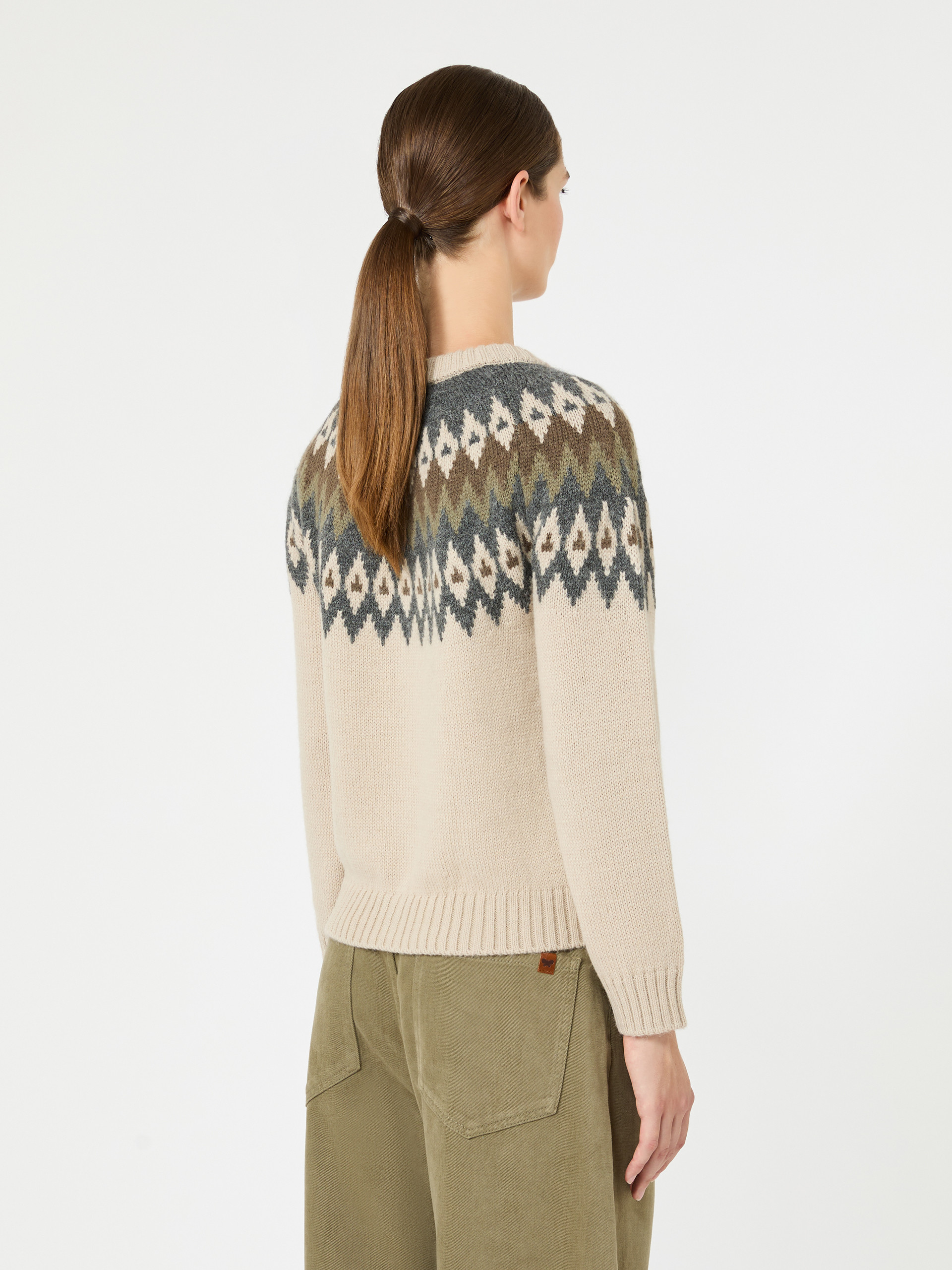 Alpaca and wool blend cardigan - Weekend Max Mara - 3