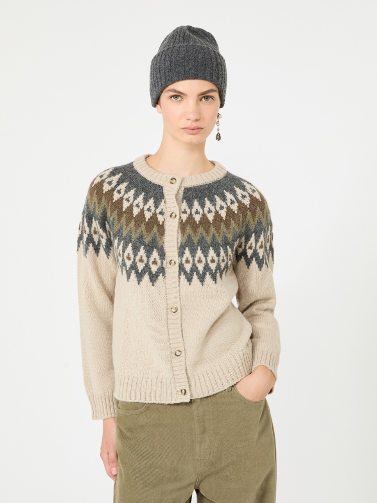 Alpaca and wool blend cardigan - Weekend Max Mara