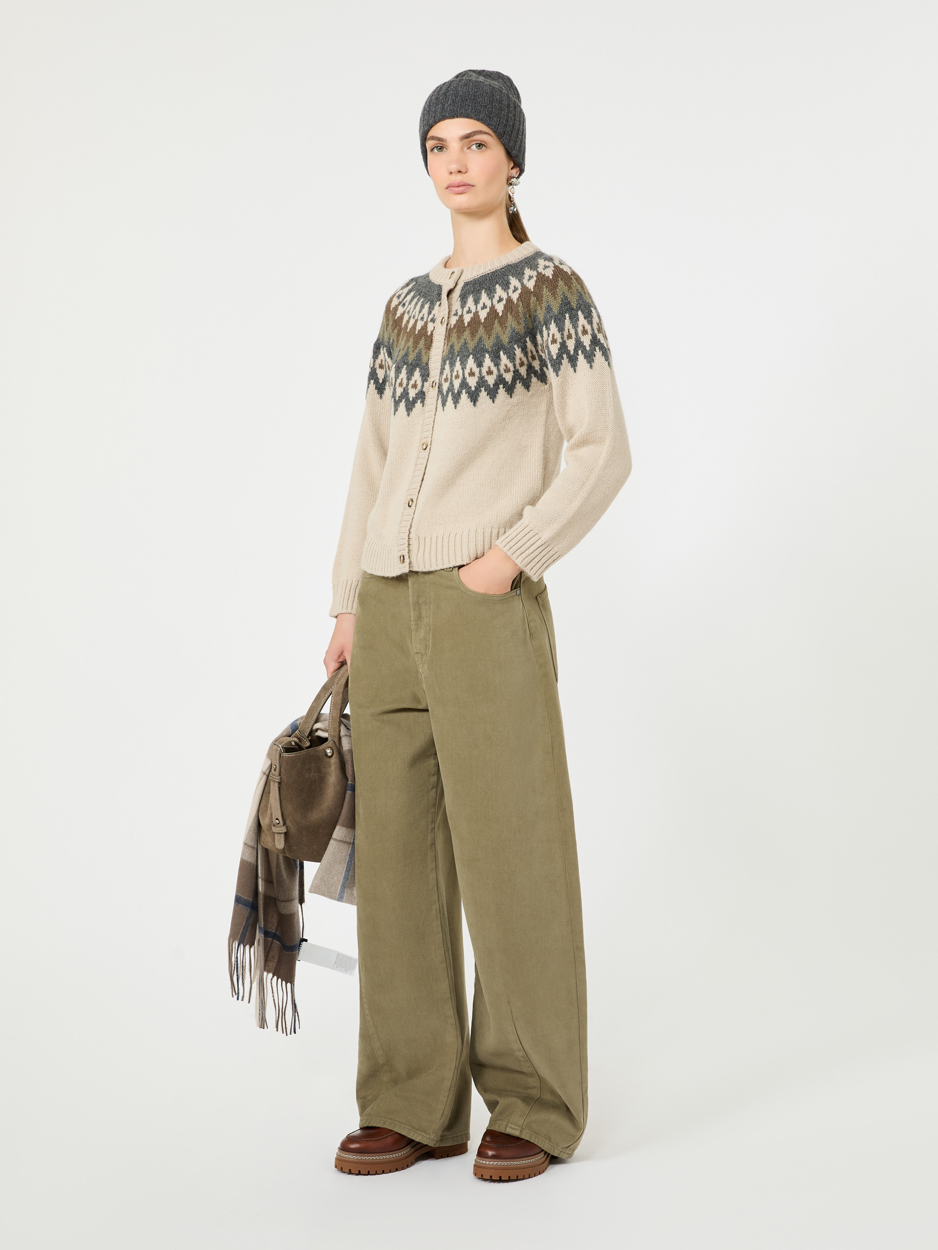Alpaca and wool blend cardigan - Weekend Max Mara