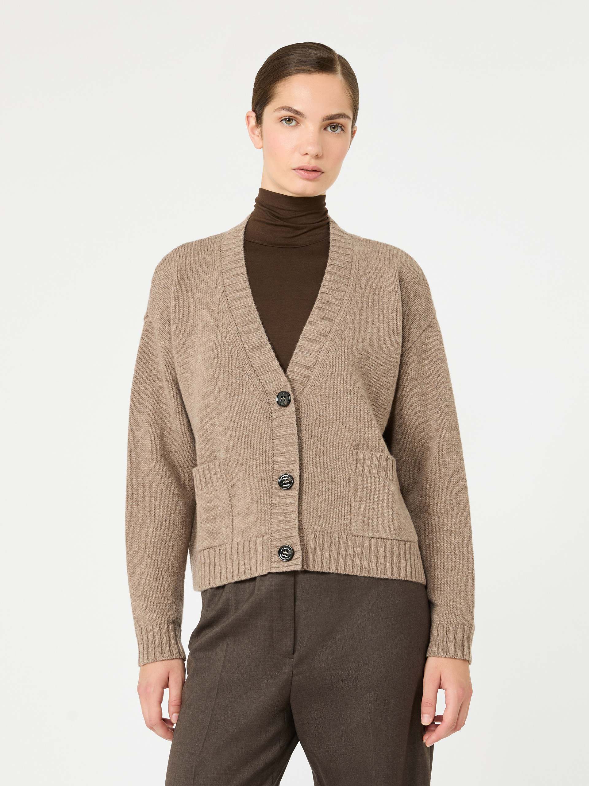 V-neck wool yarn cardigan - Weekend Max Mara - 2