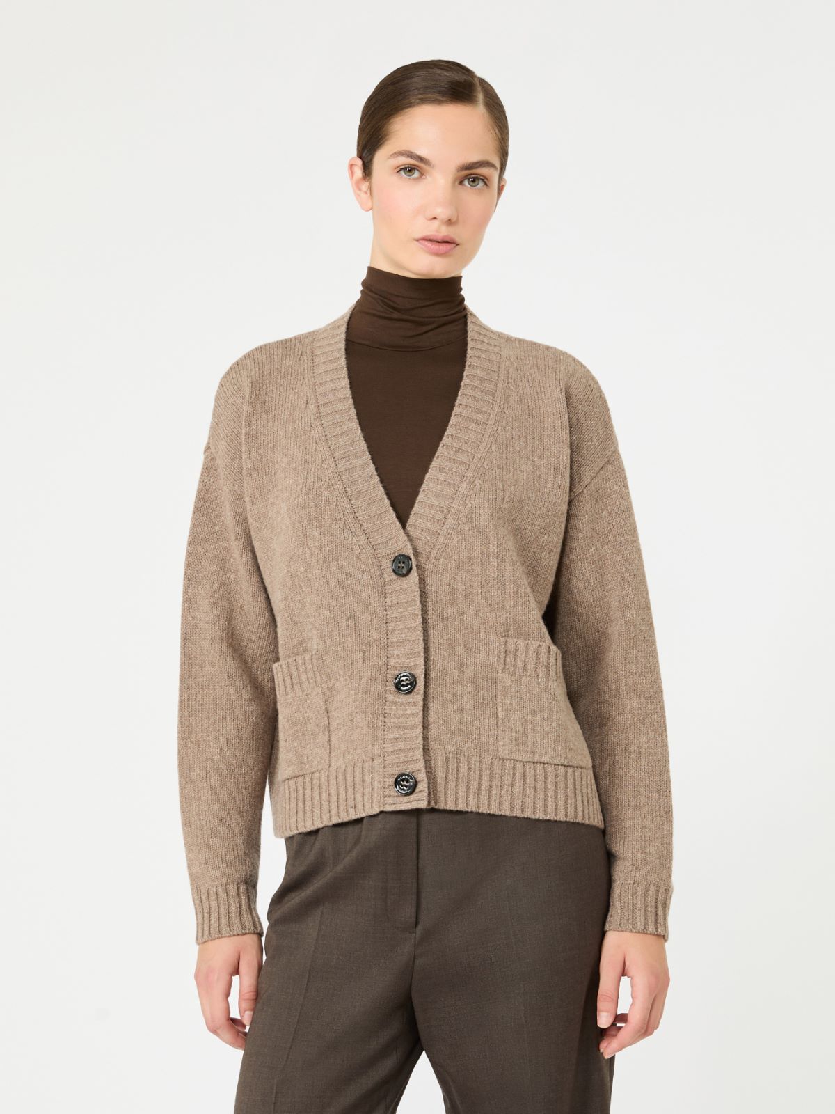 V-neck wool yarn cardigan - Weekend Max Mara - 2