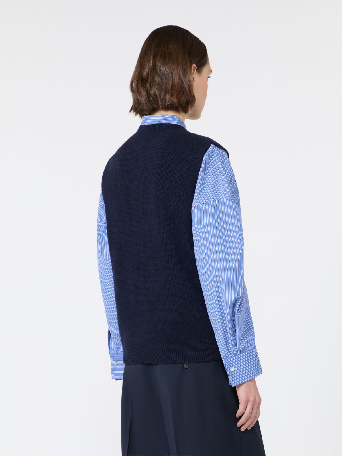 Gilet in filato di lana con ricami - Weekend Max Mara - 3