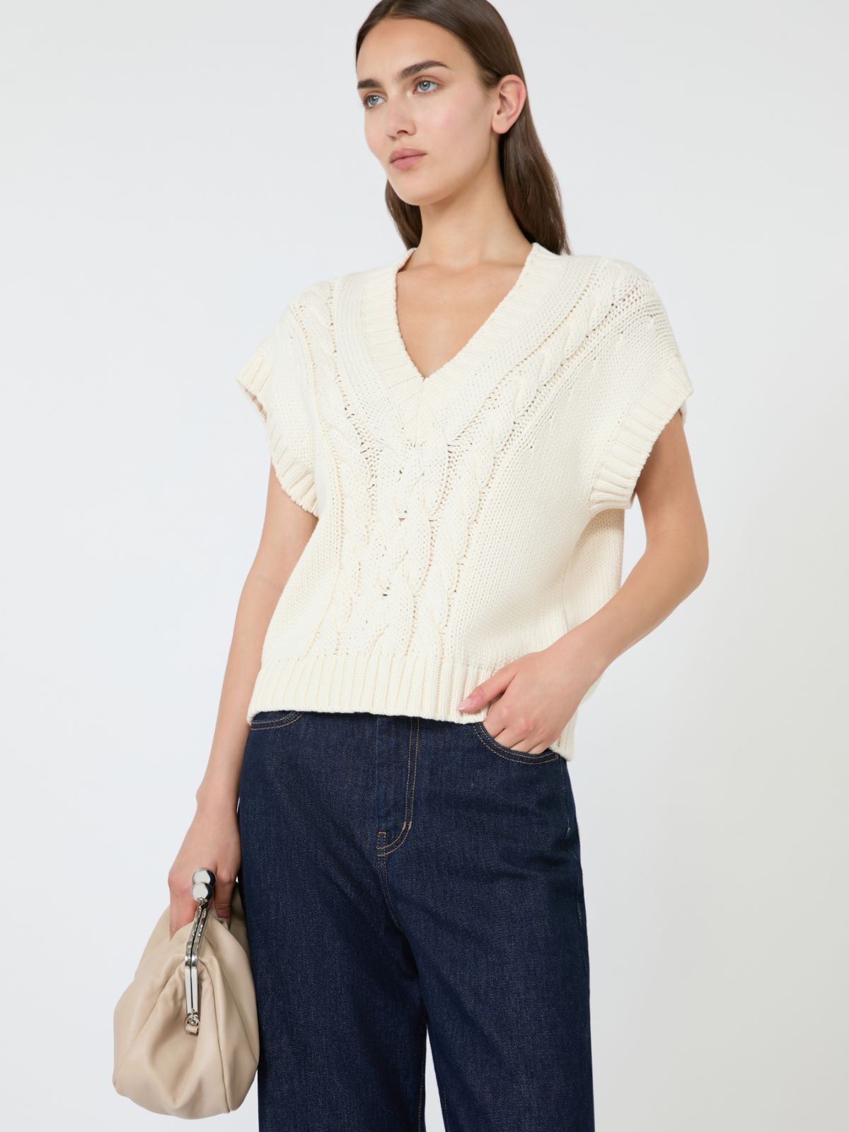 Gilet in filato di cotone - Weekend Max Mara - 4