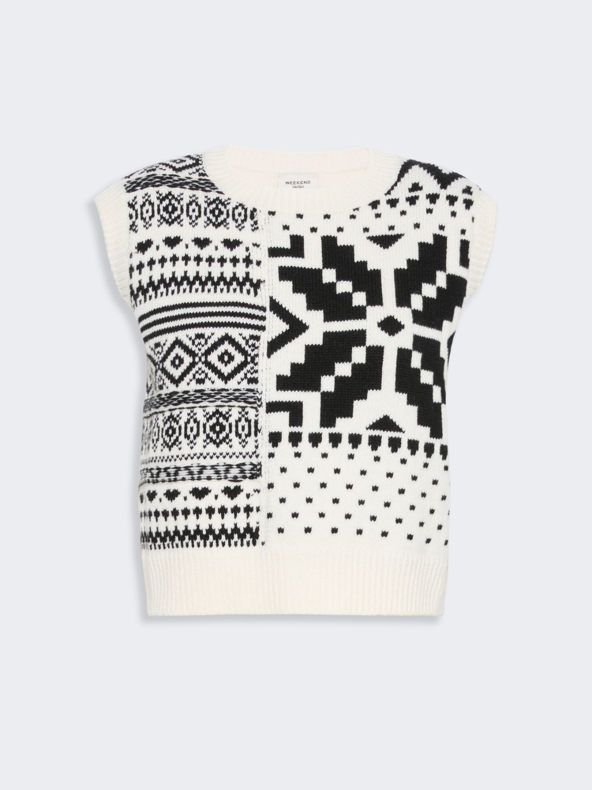 Jacquard wool yarn gilet - Weekend Max Mara - 6