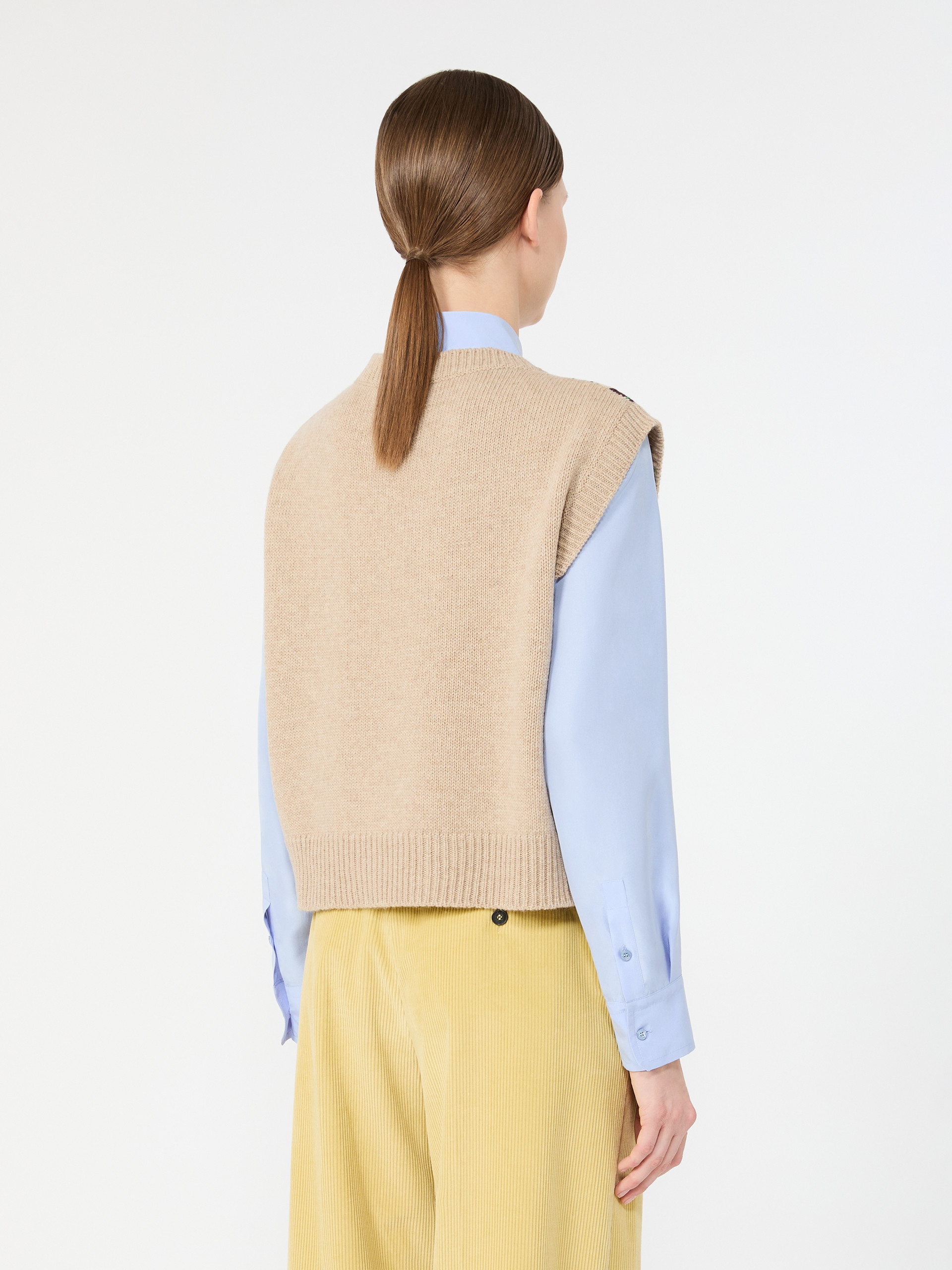 Jacquard wool yarn gilet - Weekend Max Mara - 3