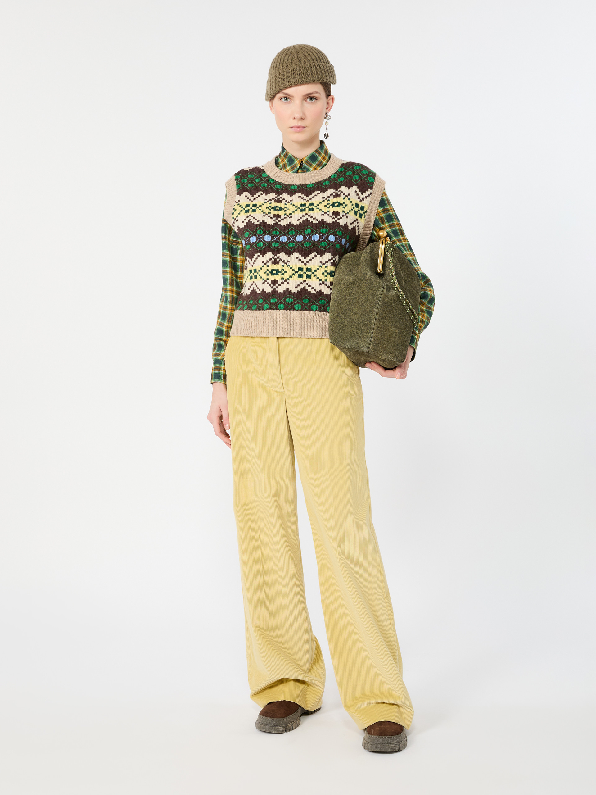 Jacquard wool yarn gilet - Weekend Max Mara