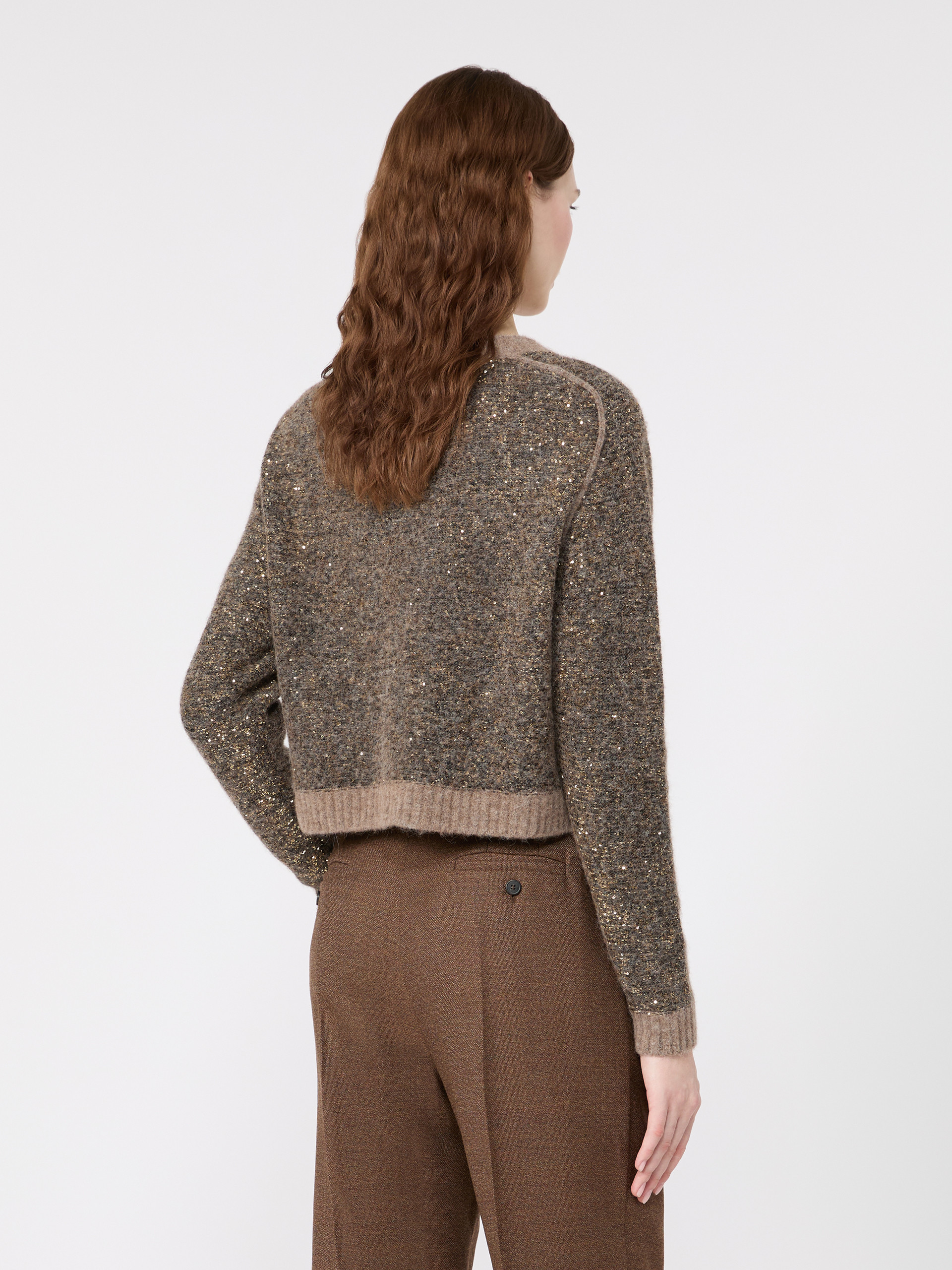Cropped Alpaca-Blend Sweater - Weekend Max Mara - 3